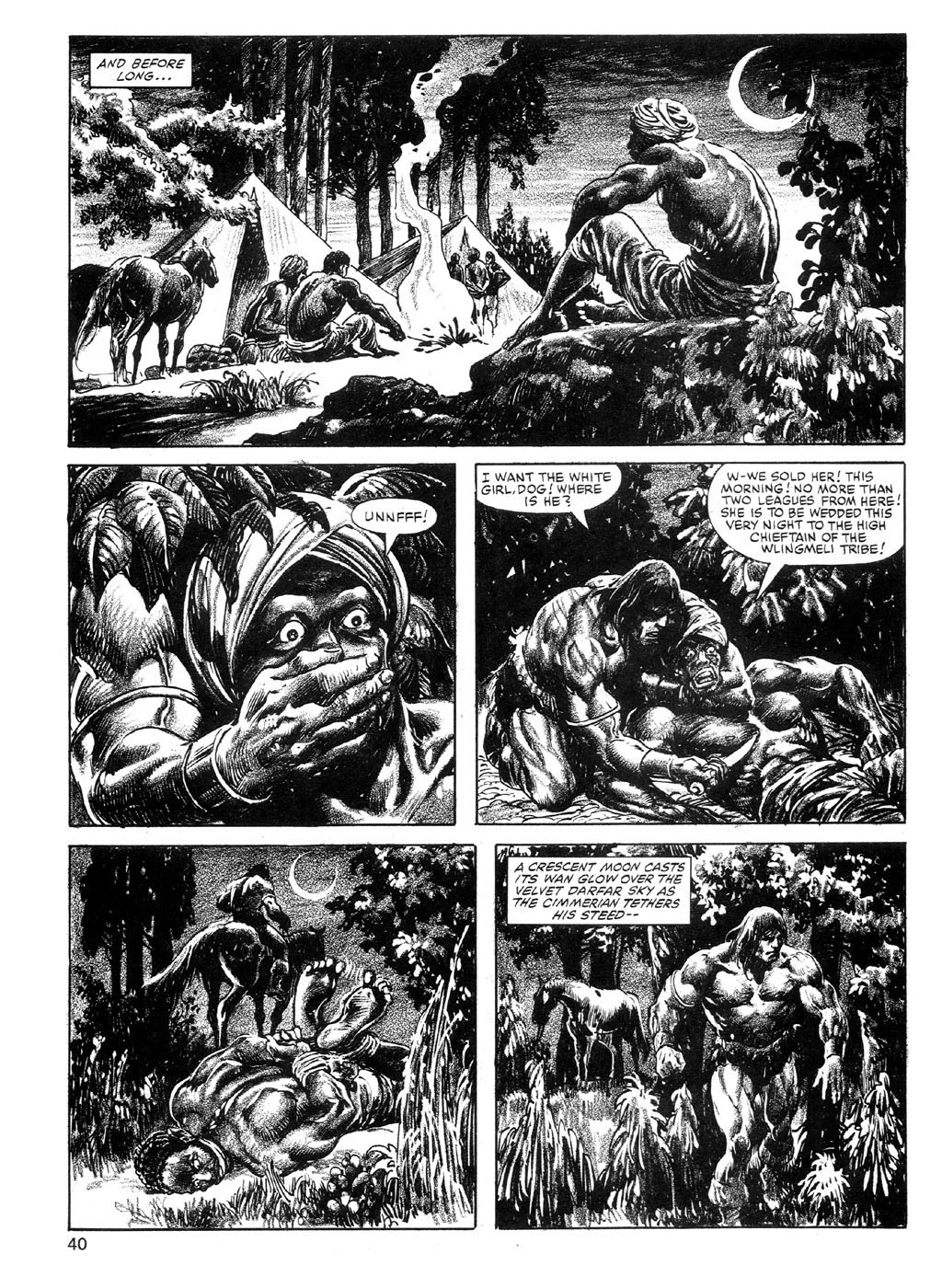 Read online The Savage Sword Of Conan comic -  Issue #89 - 40