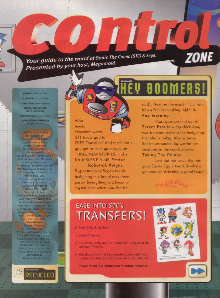 Read online Sonic the Comic comic -  Issue #127 - 2