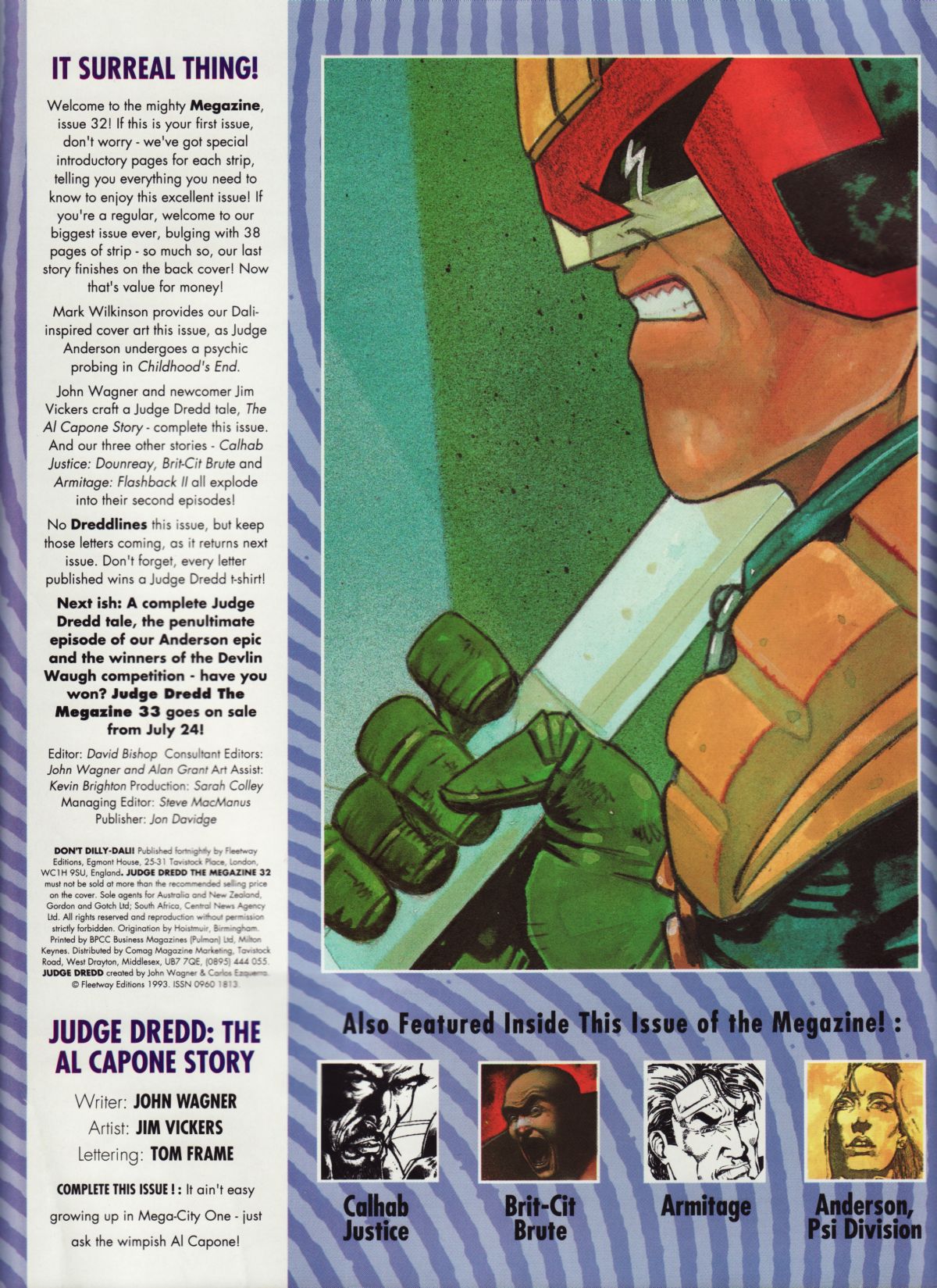 Read online Judge Dredd: The Megazine (vol. 2) comic -  Issue #32 - 2