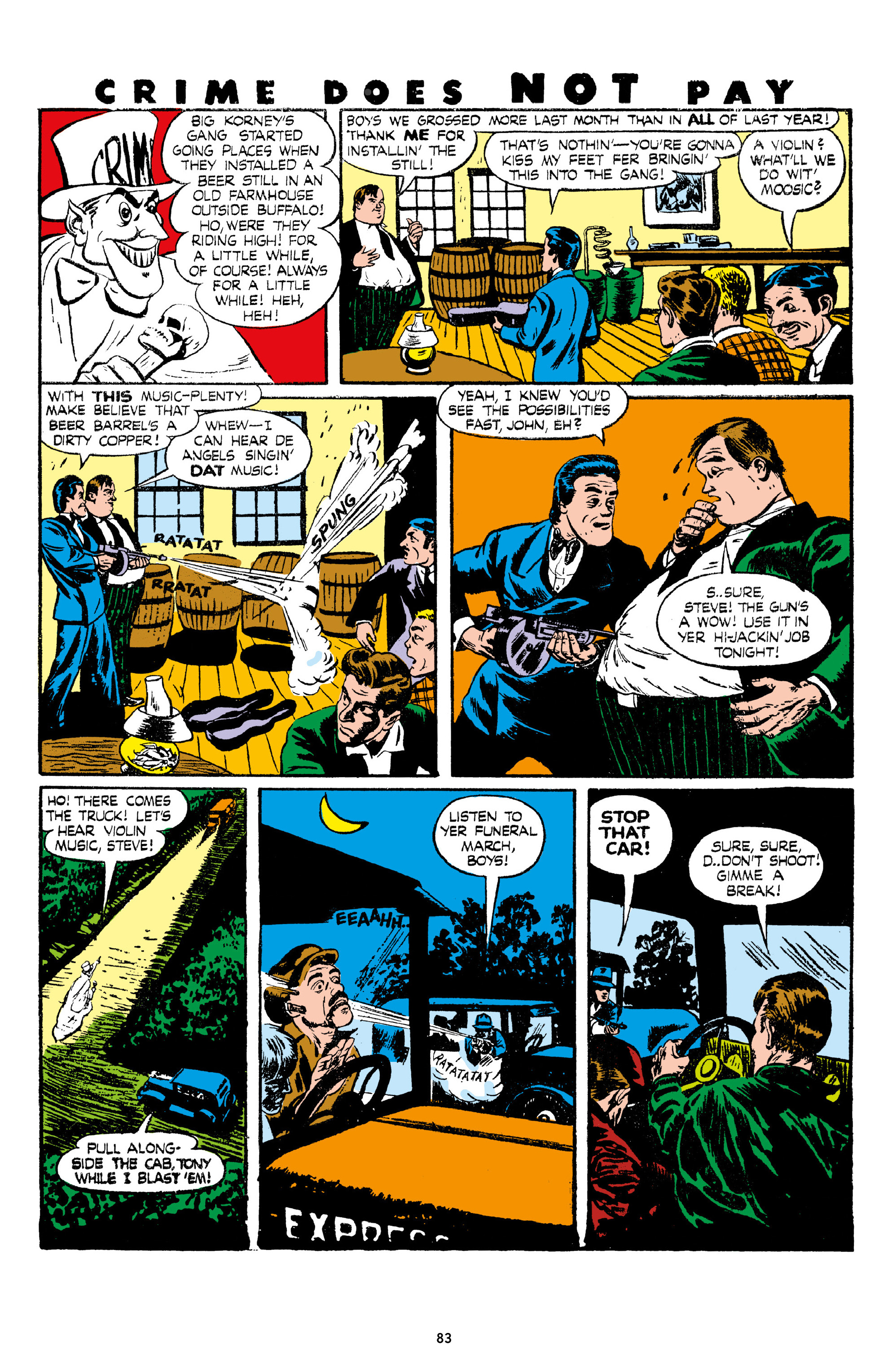 Read online Crime Does Not Pay Archives comic -  Issue # TPB 7 (Part 1) - 85