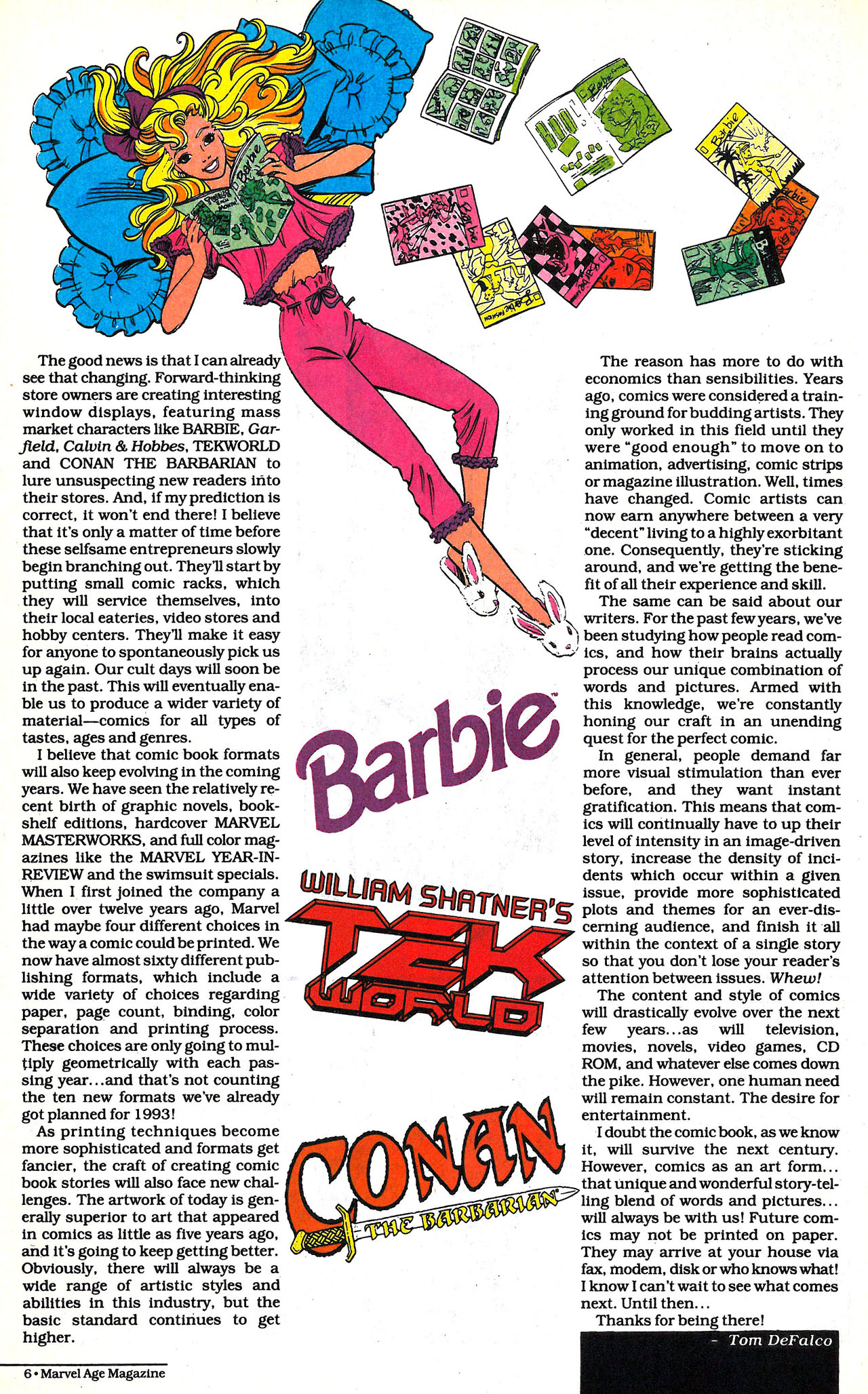 Read online Marvel Age comic -  Issue #120 - 8