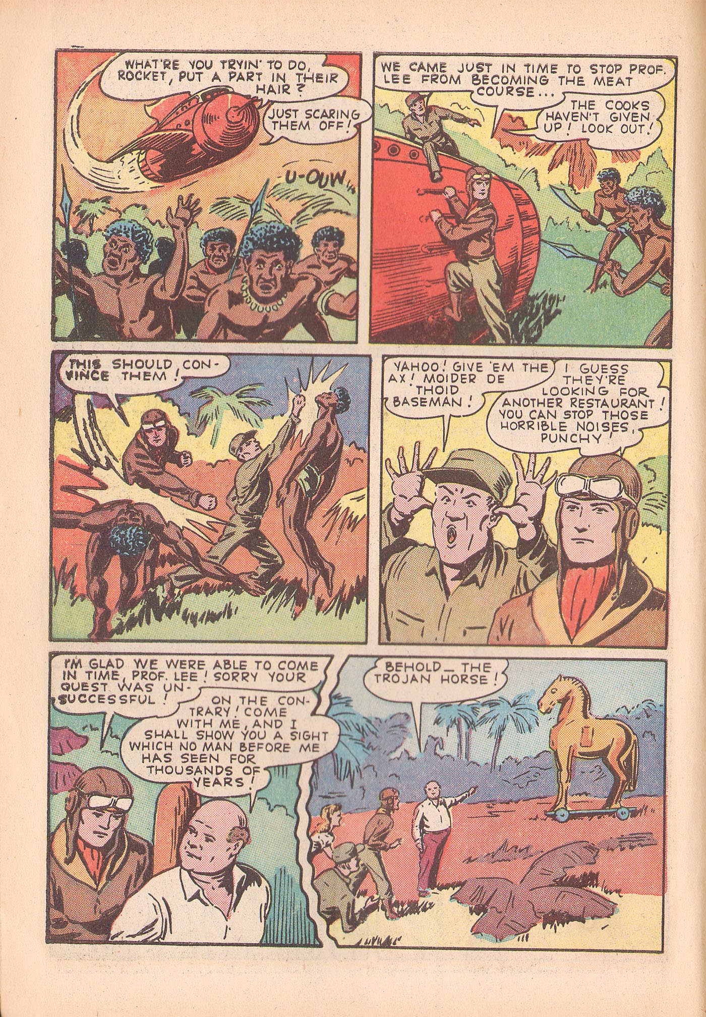 Read online Rocket Kelly (1945) comic -  Issue #2 - 8