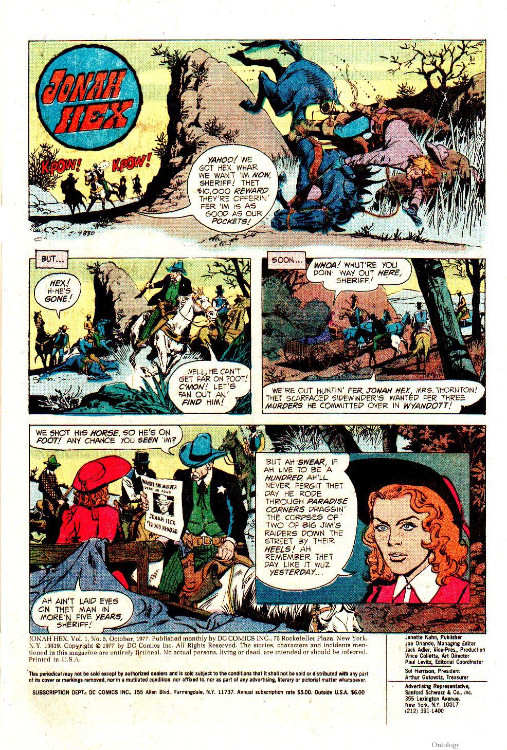 Read online Jonah Hex (1977) comic -  Issue #5 - 3