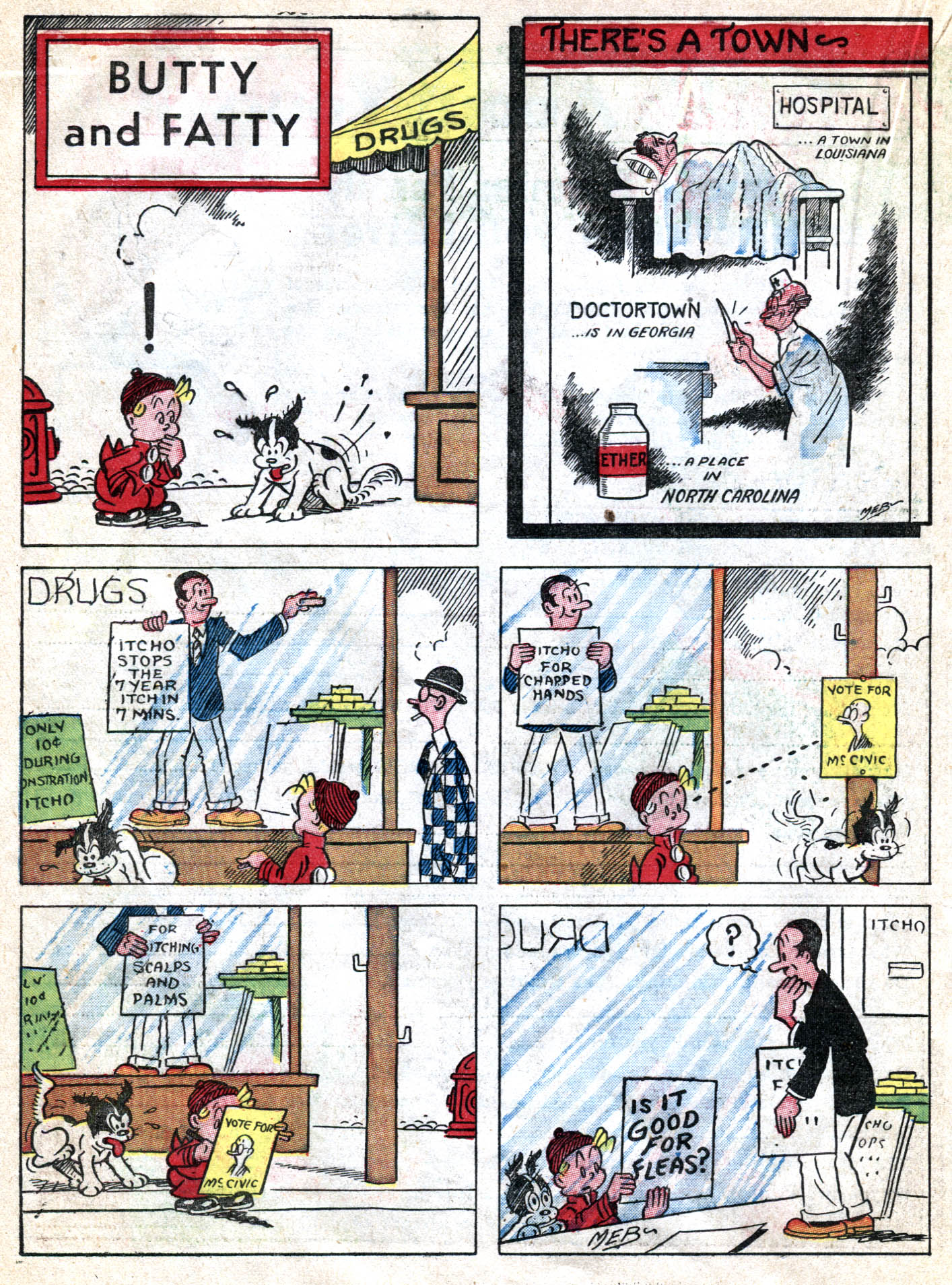 Read online Famous Funnies comic -  Issue #32 - 36