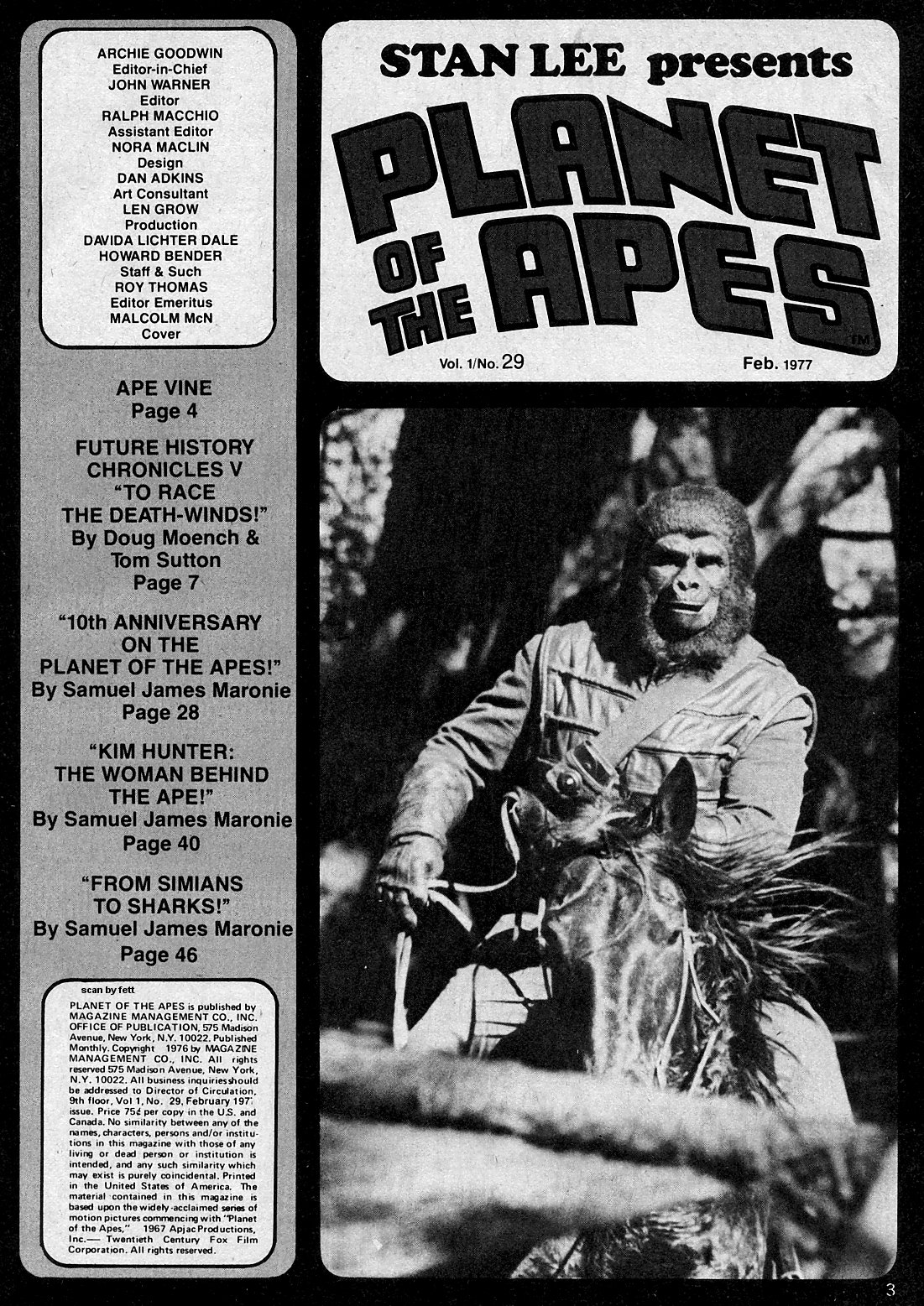 Read online Planet of the Apes comic -  Issue #29 - 3