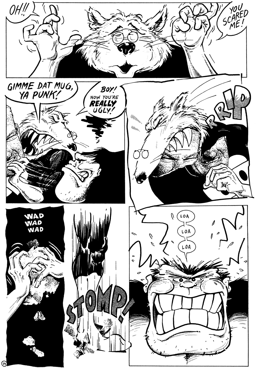 Read online Teenage Mutant Ninja Turtles (1984) comic -  Issue #23 - 16