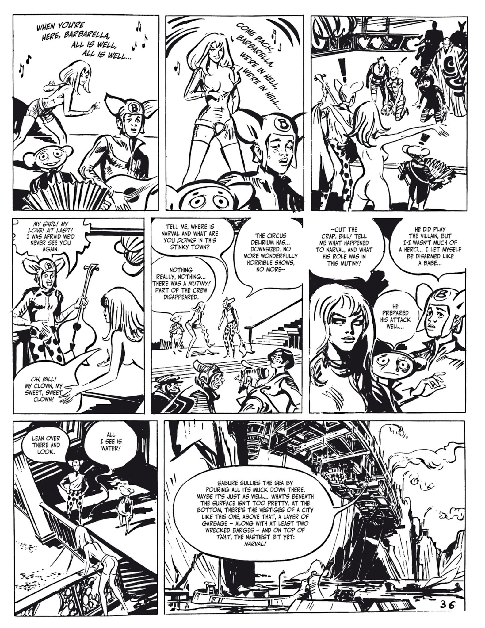 Read online Barbarella and The Wrath of the Minute-Eater comic -  Issue # TPB - 41