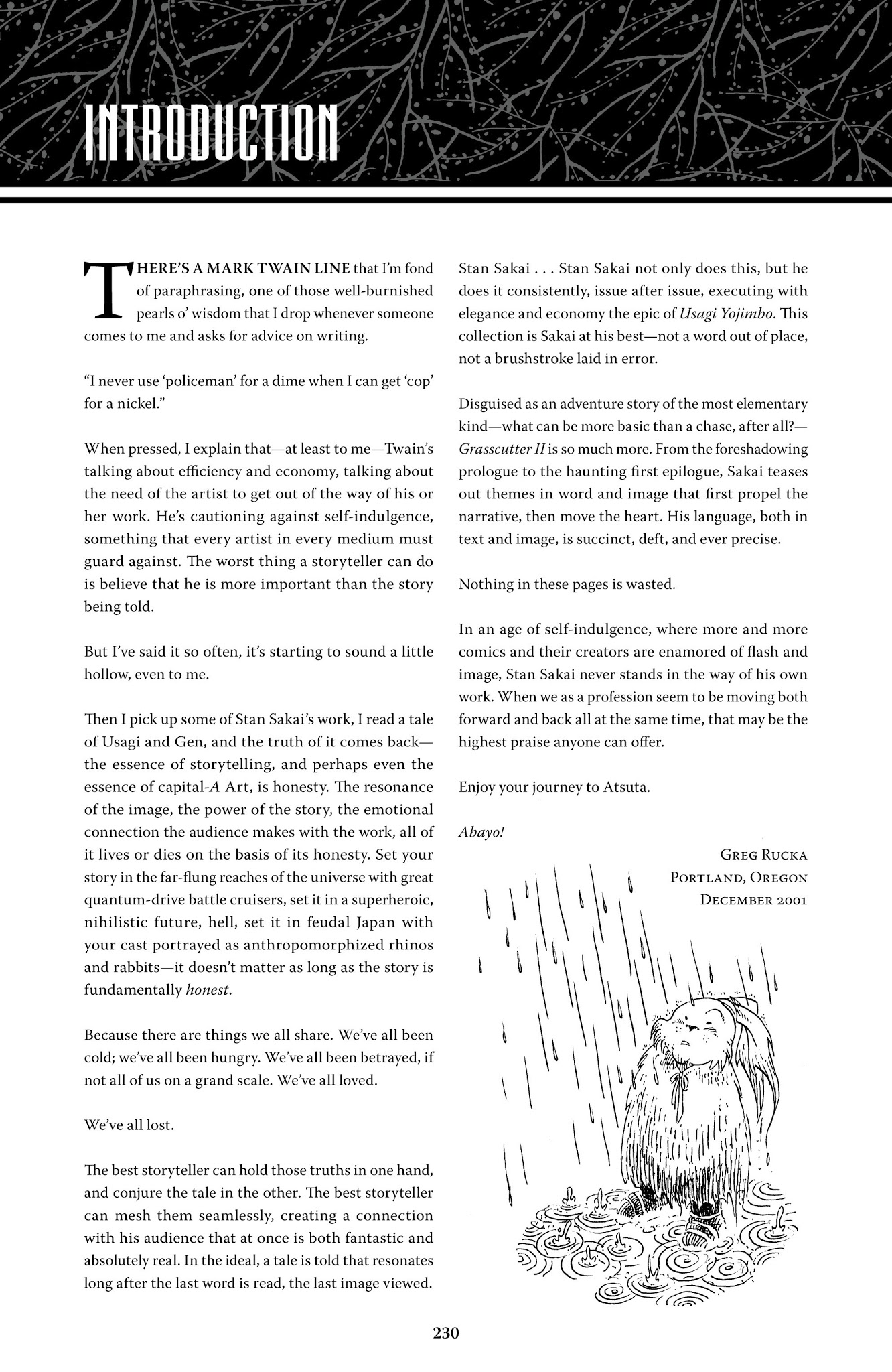 Read online The Usagi Yojimbo Saga comic -  Issue # TPB 3 - 227