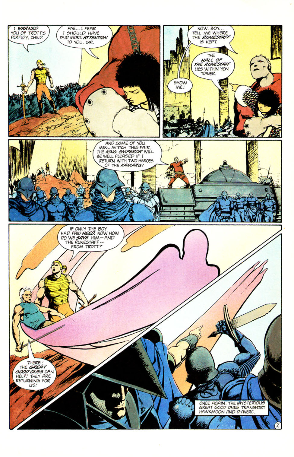 Read online Hawkmoon: The Runestaff comic -  Issue #2 - 4