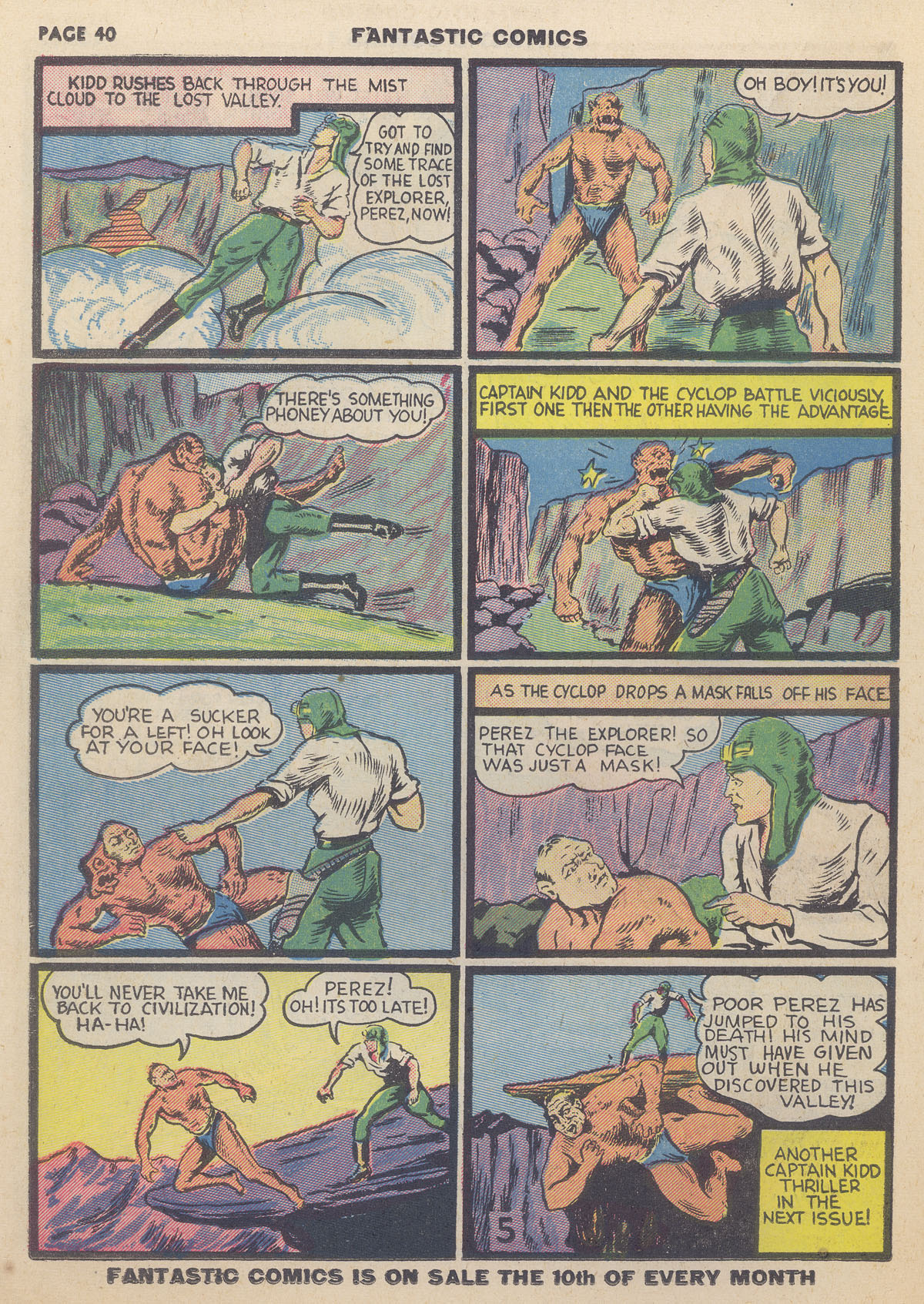 Read online Fantastic Comics comic -  Issue #9 - 41