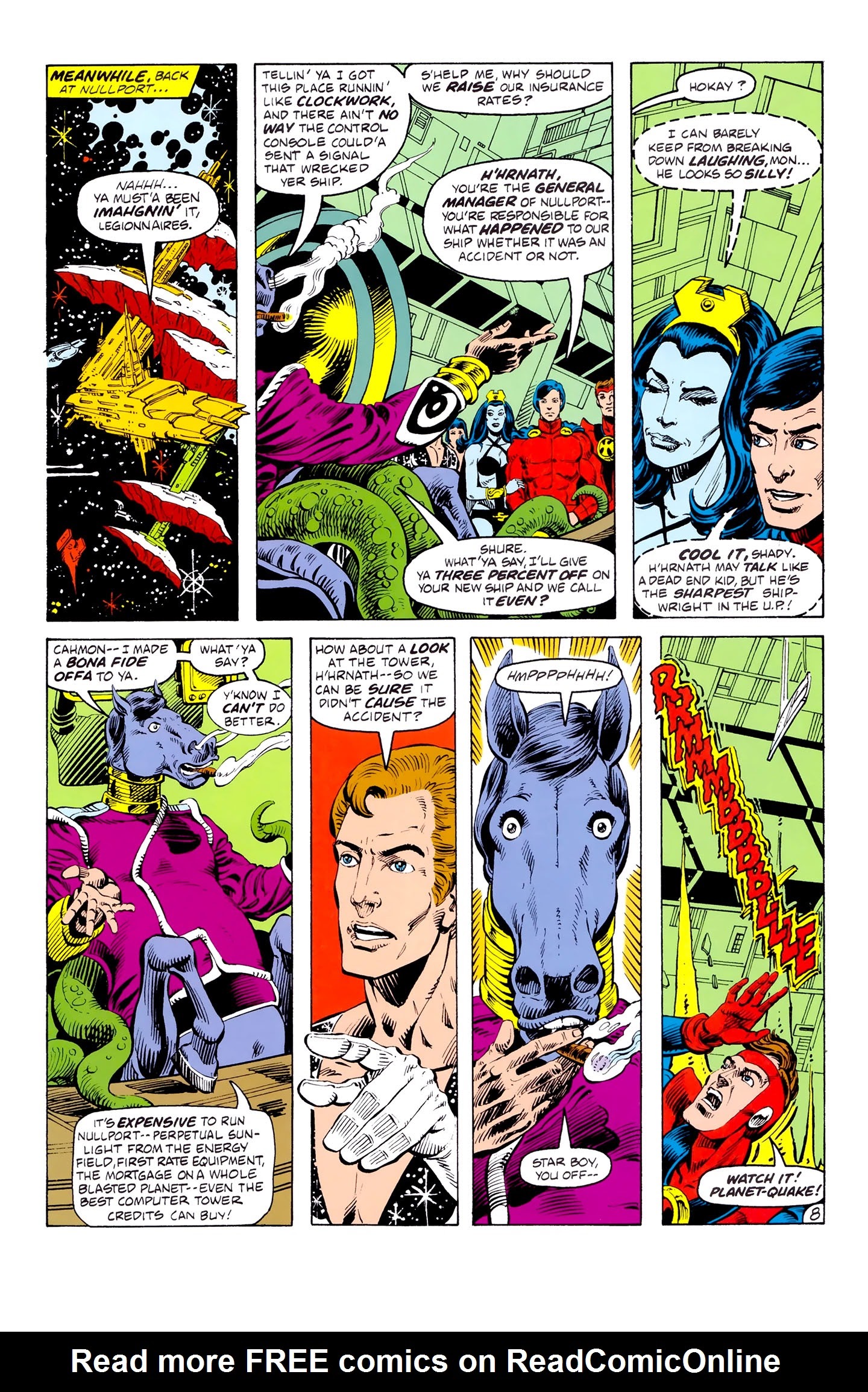 Read online Legion of Super-Heroes (1980) comic -  Issue #285 - 9