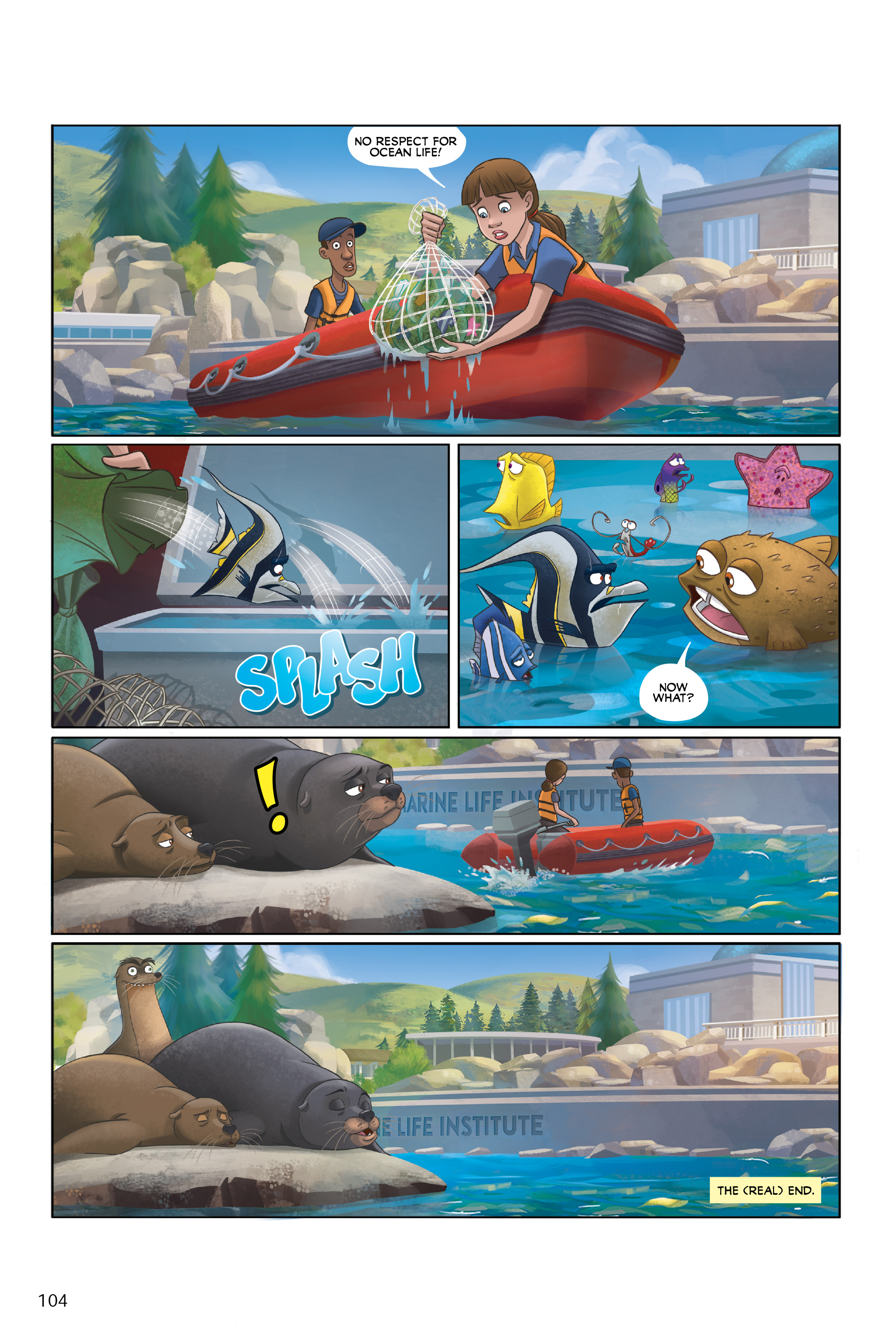 Read online Disney/PIXAR Finding Nemo and Finding Dory: The Story of the Movies in Comics comic -  Issue # TPB - 104