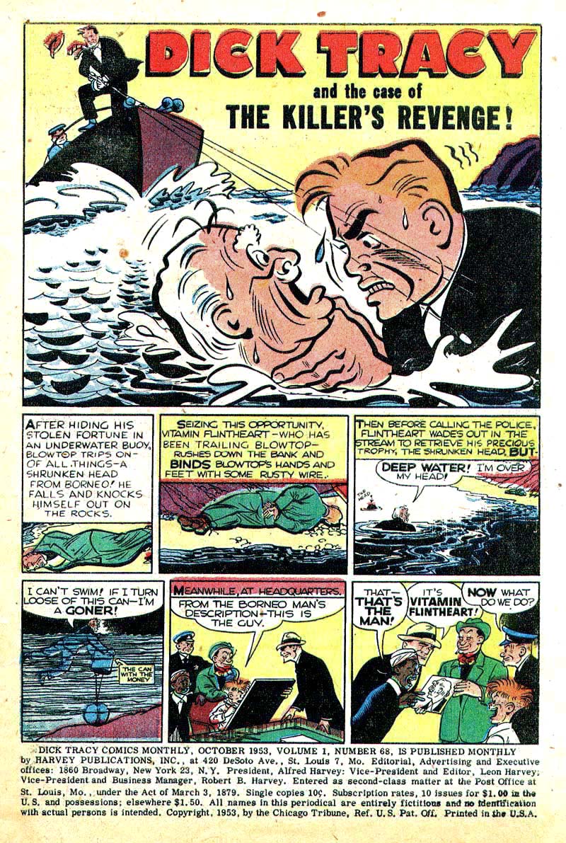 Read online Dick Tracy comic -  Issue #68 - 3