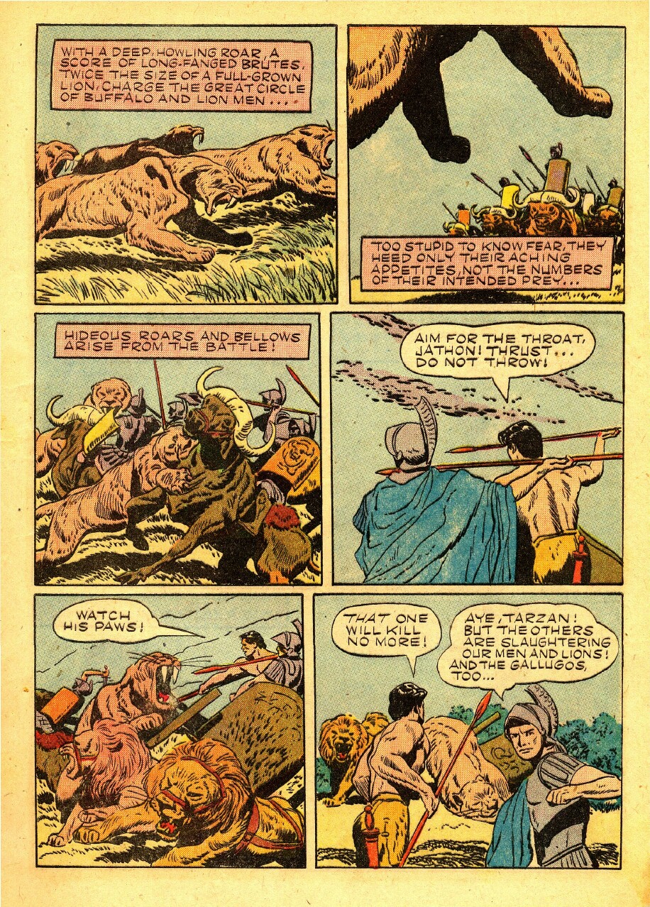 Read online Tarzan (1948) comic -  Issue #46 - 13