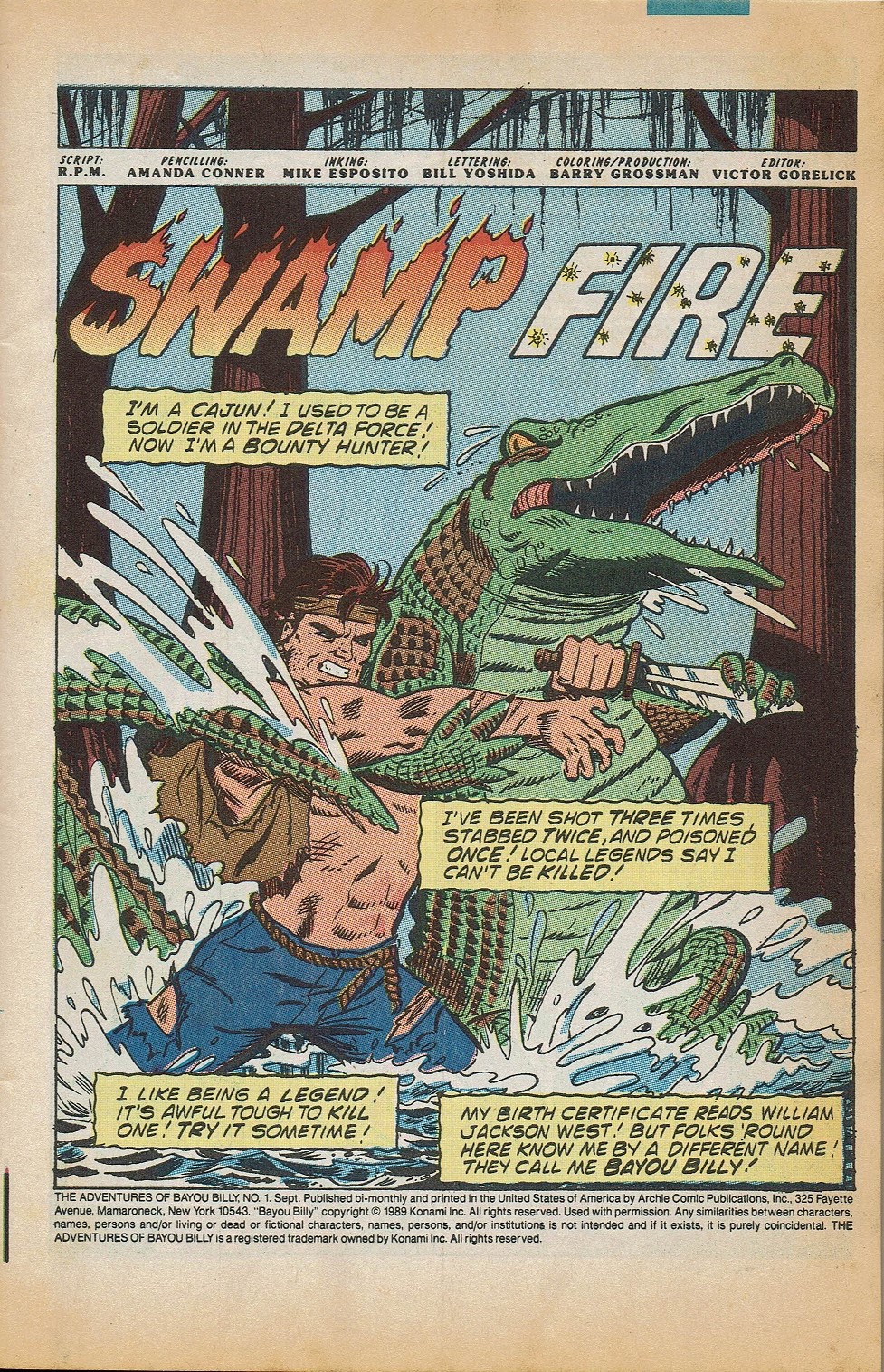 Read online The Adventures of Bayou Billy comic -  Issue #1 - 3