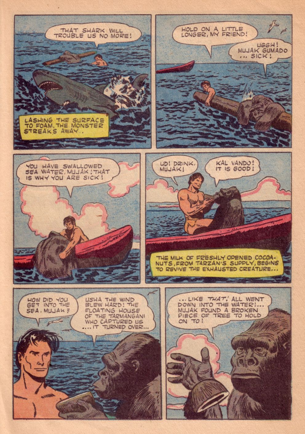Read online Tarzan (1948) comic -  Issue #55 - 29
