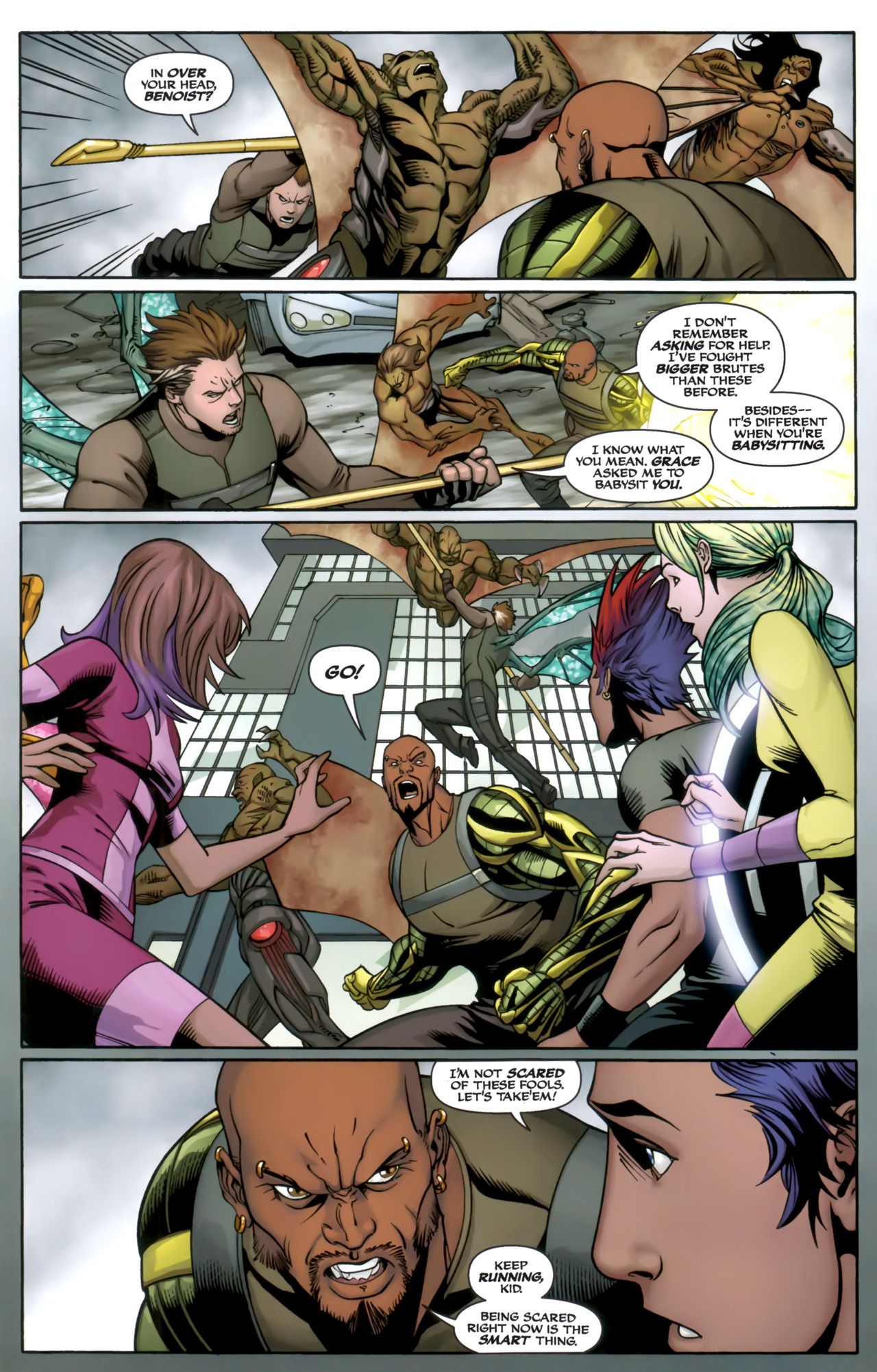 Read online Michael Turner's Soulfire (2009) comic -  Issue #7 - 10