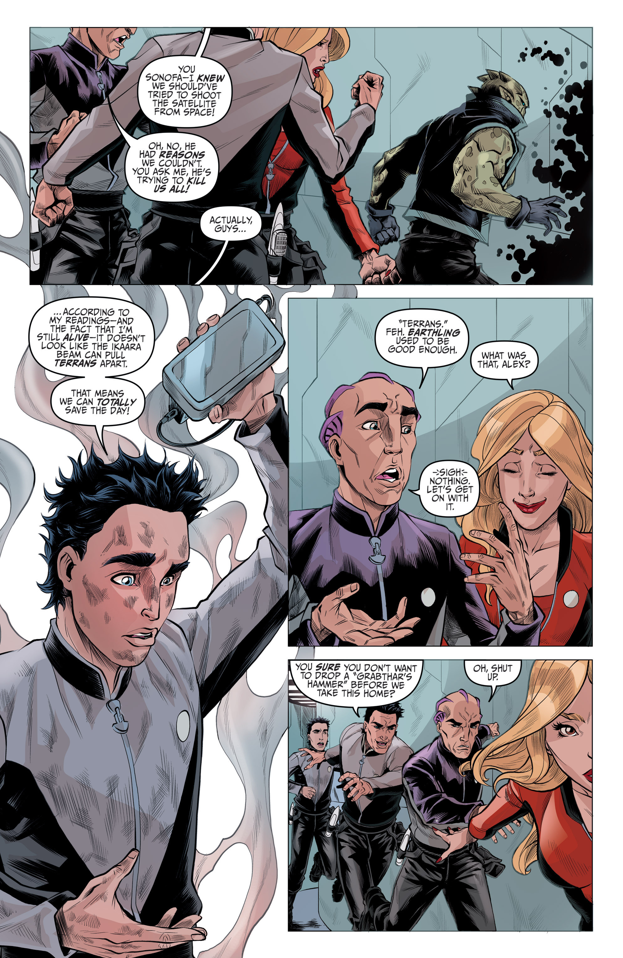 Read online Galaxy Quest: The Journey Continues comic -  Issue #4 - 18