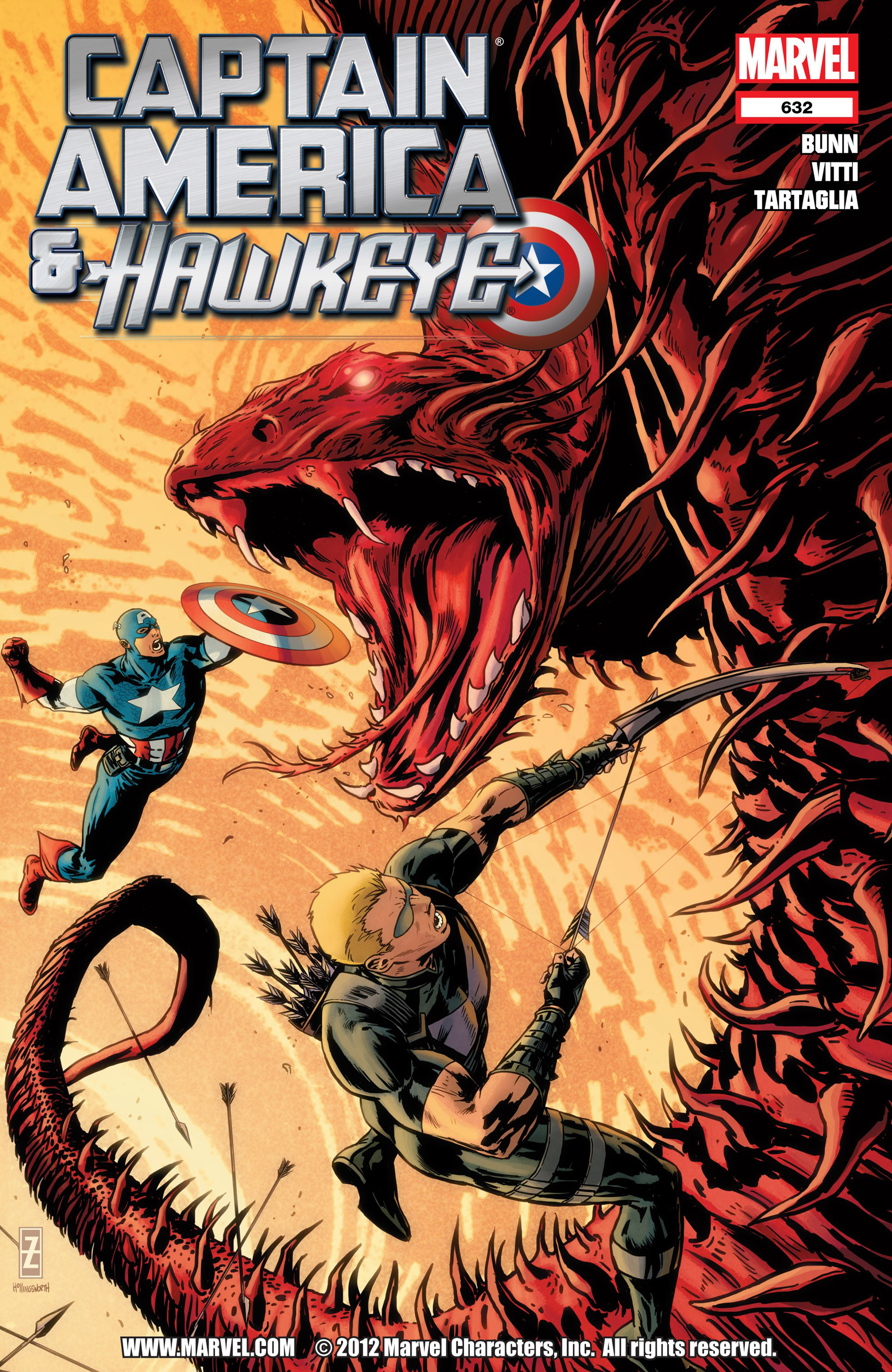 Read online Captain America And Hawkeye comic -  Issue #632 - 1