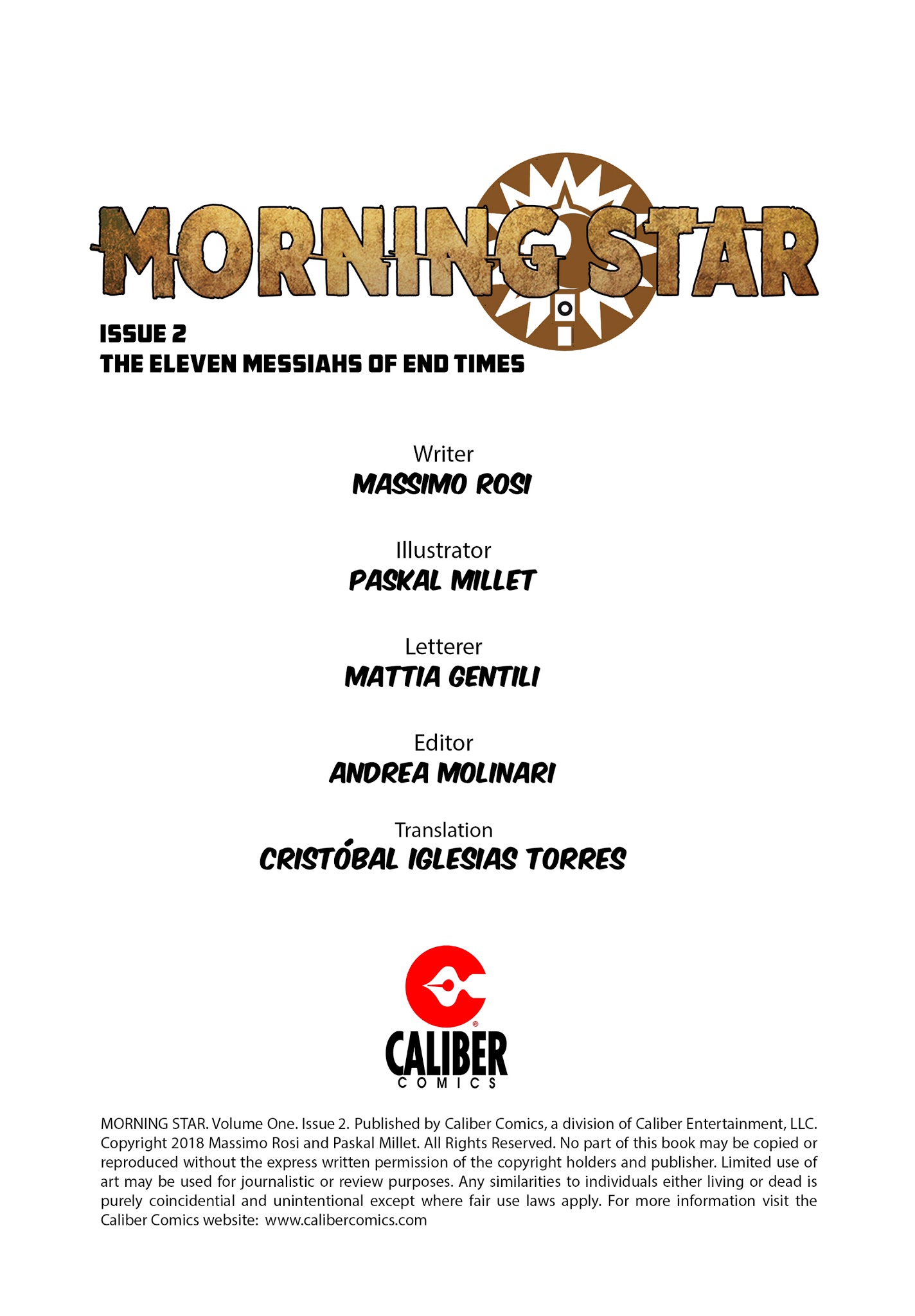 Read online Morning Star comic -  Issue #2 - 2