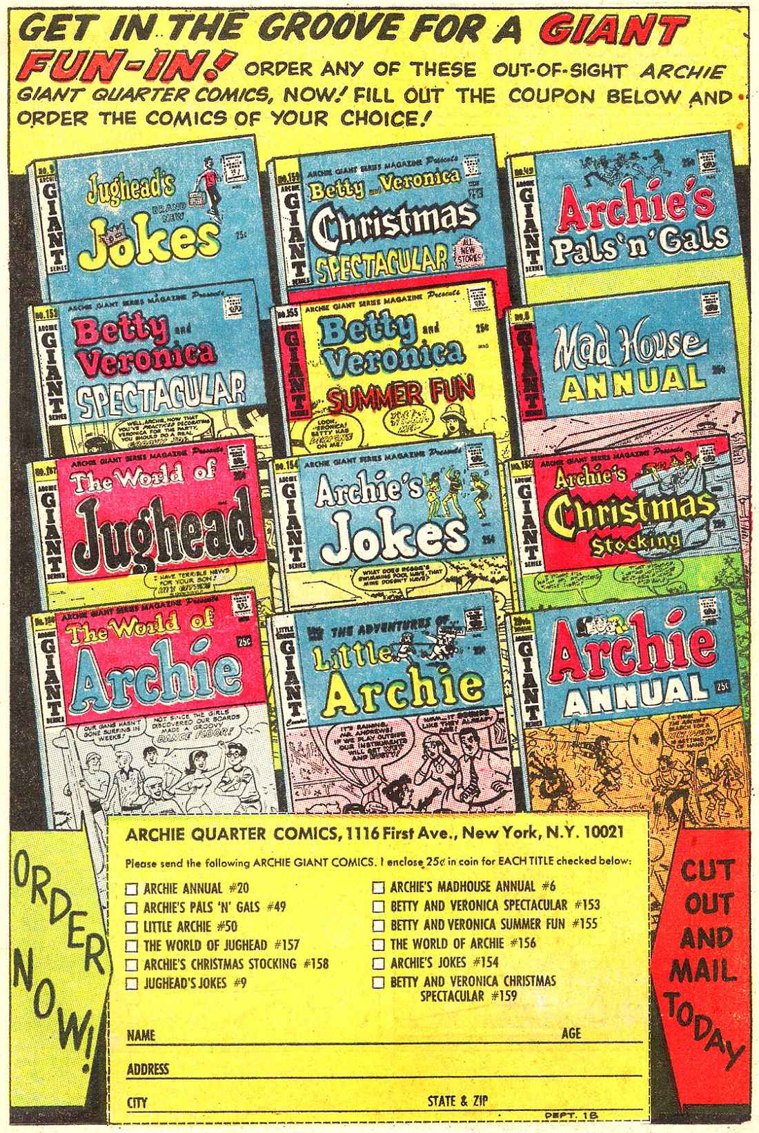 Read online Archie (1960) comic -  Issue #187 - 19