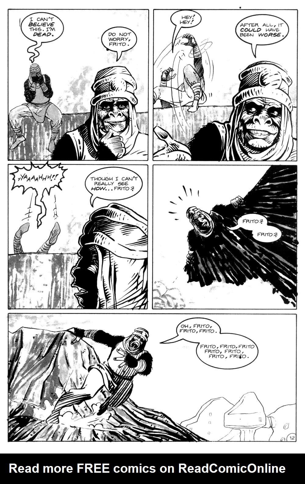 Read online Planet of the Apes (1990) comic -  Issue #18 - 14