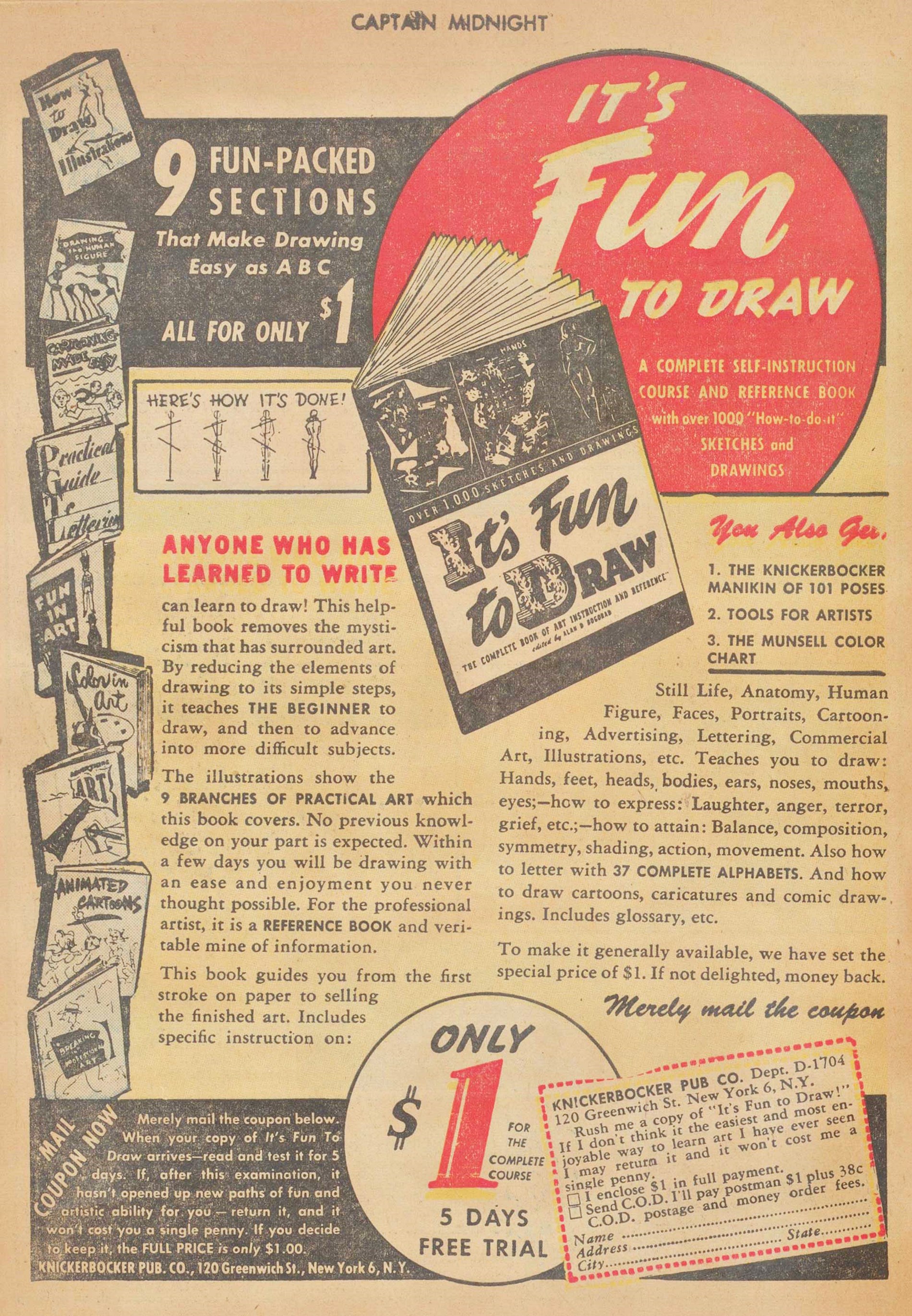 Read online Captain Midnight (1942) comic -  Issue #27 - 34