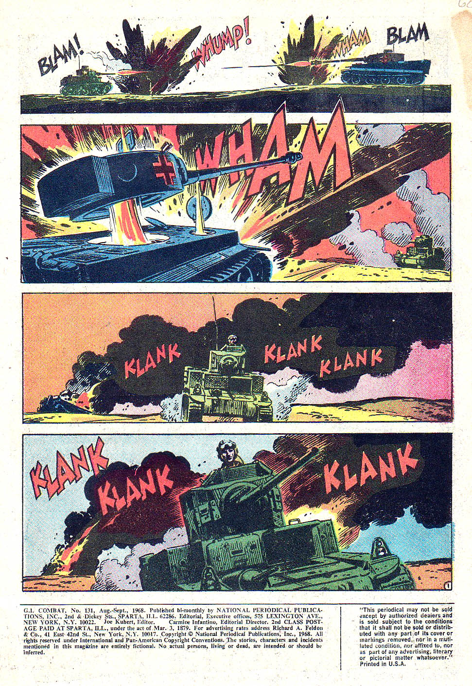 Read online G.I. Combat (1952) comic -  Issue #131 - 3