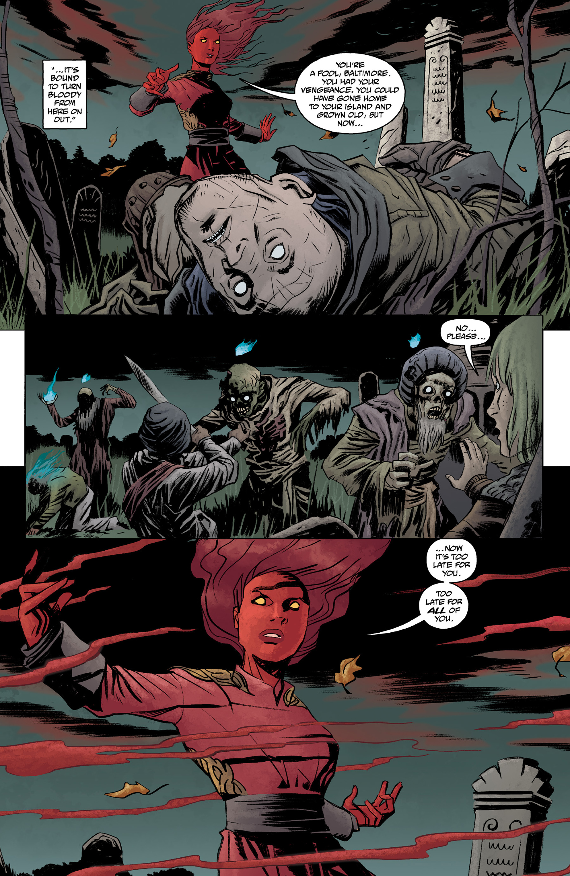 Read online Baltimore: Empty Graves comic -  Issue #5 - 6