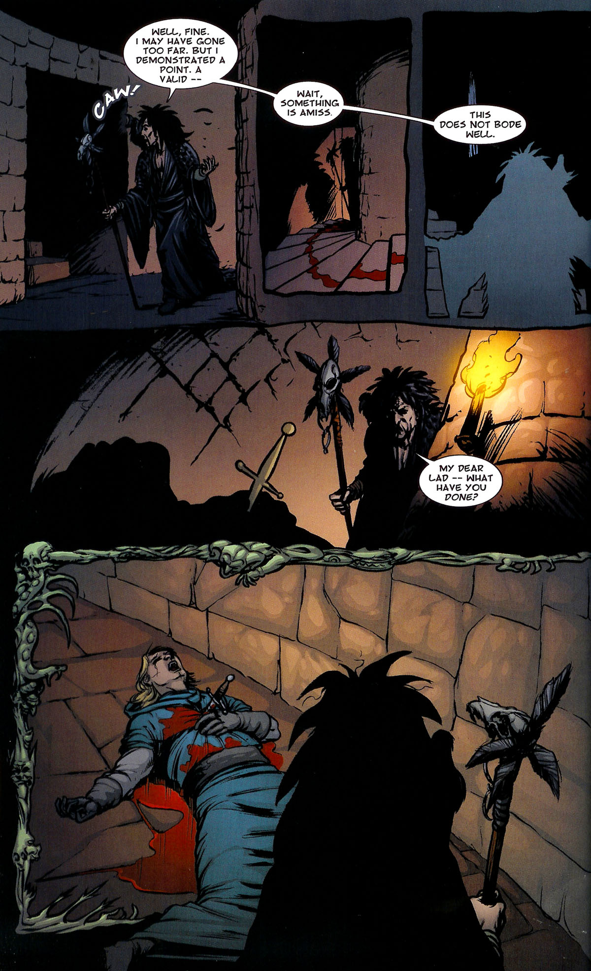 Read online Dracula vs King Arthur comic -  Issue #4 - 28