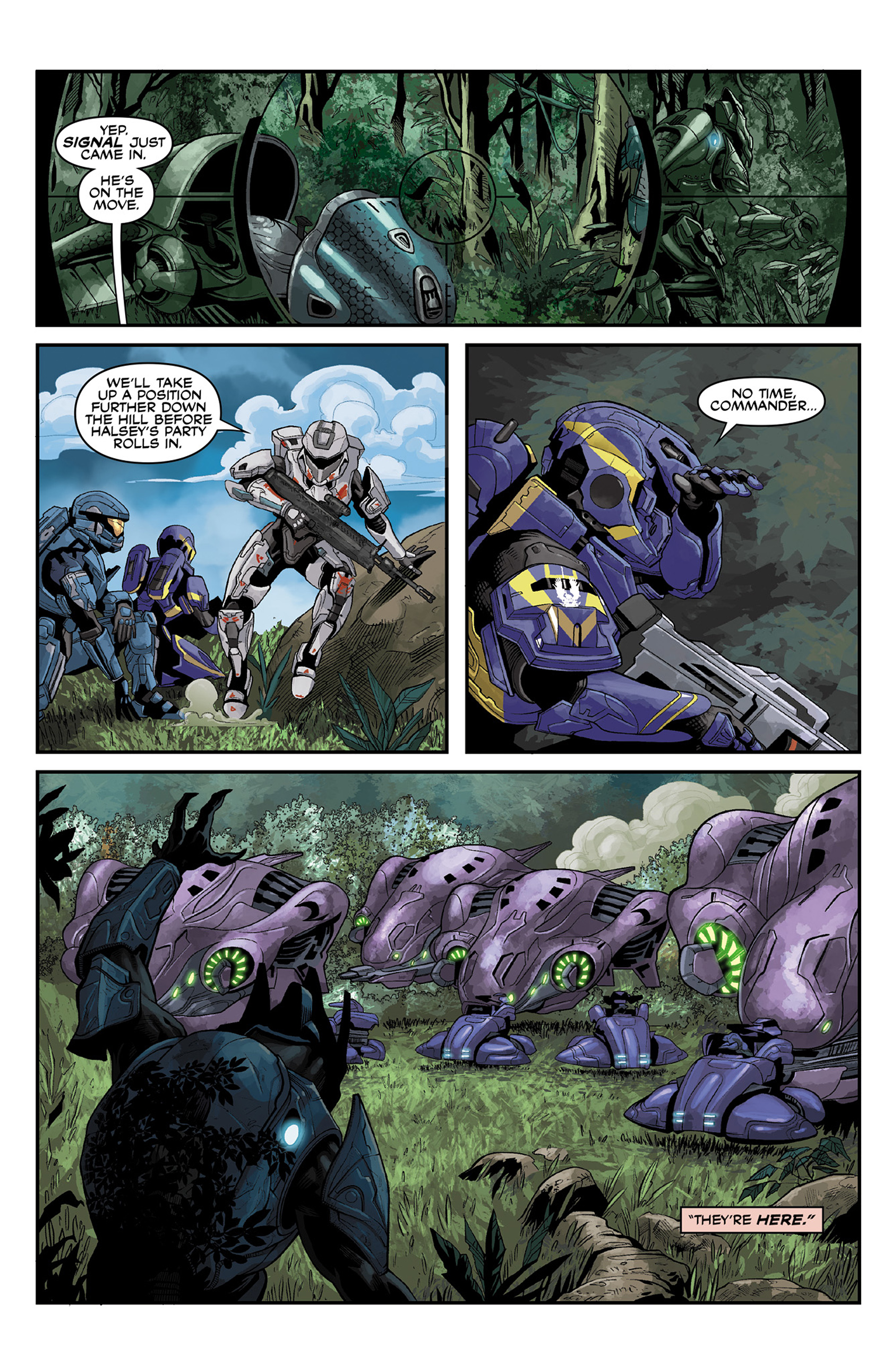 Read online Halo: Escalation comic -  Issue #16 - 4