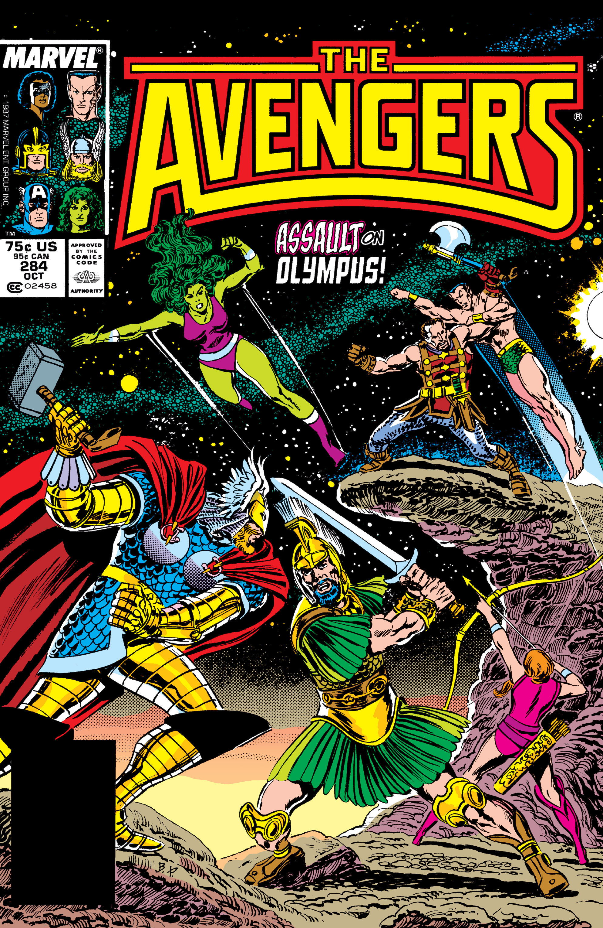 Read online The Avengers (1963) comic -  Issue #284 - 1