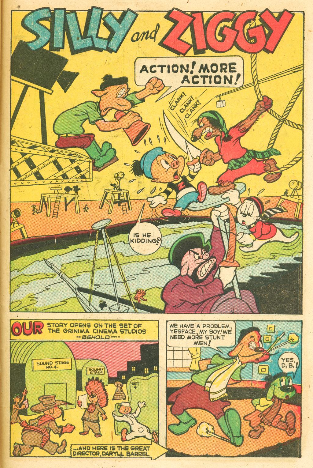 Read online Ziggy Pig-Silly Seal Comics (1944) comic -  Issue #6 - 39