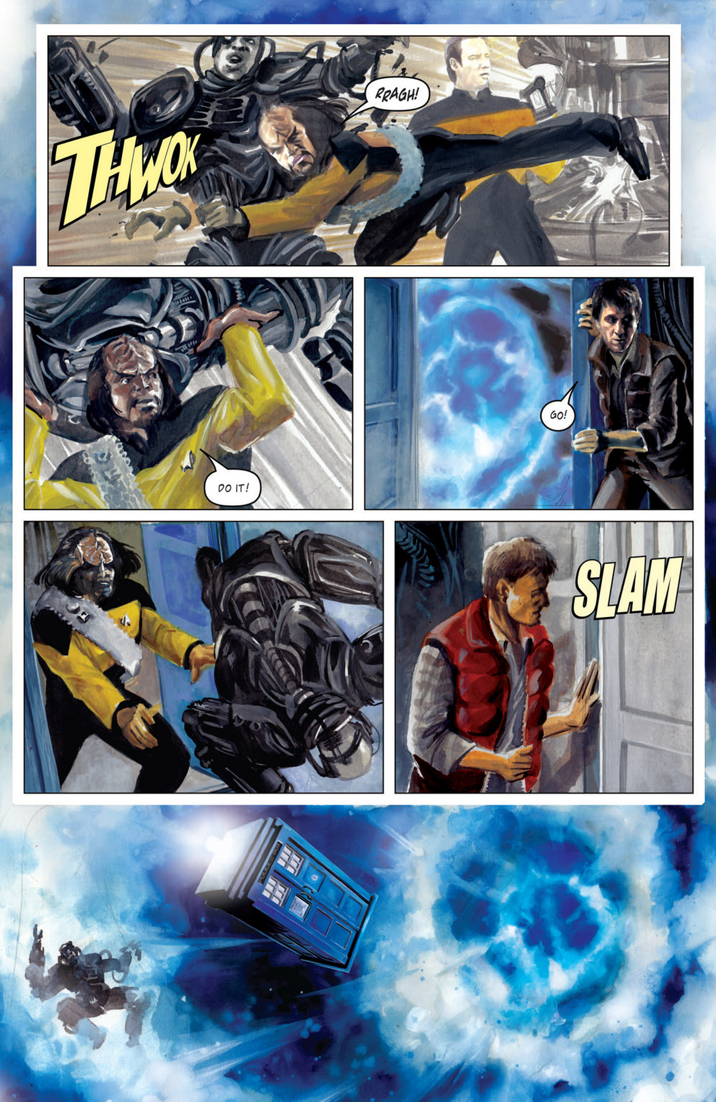 Read online Star Trek: The Next Generation/Doctor Who: Assimilation² comic -  Issue #8 - 21