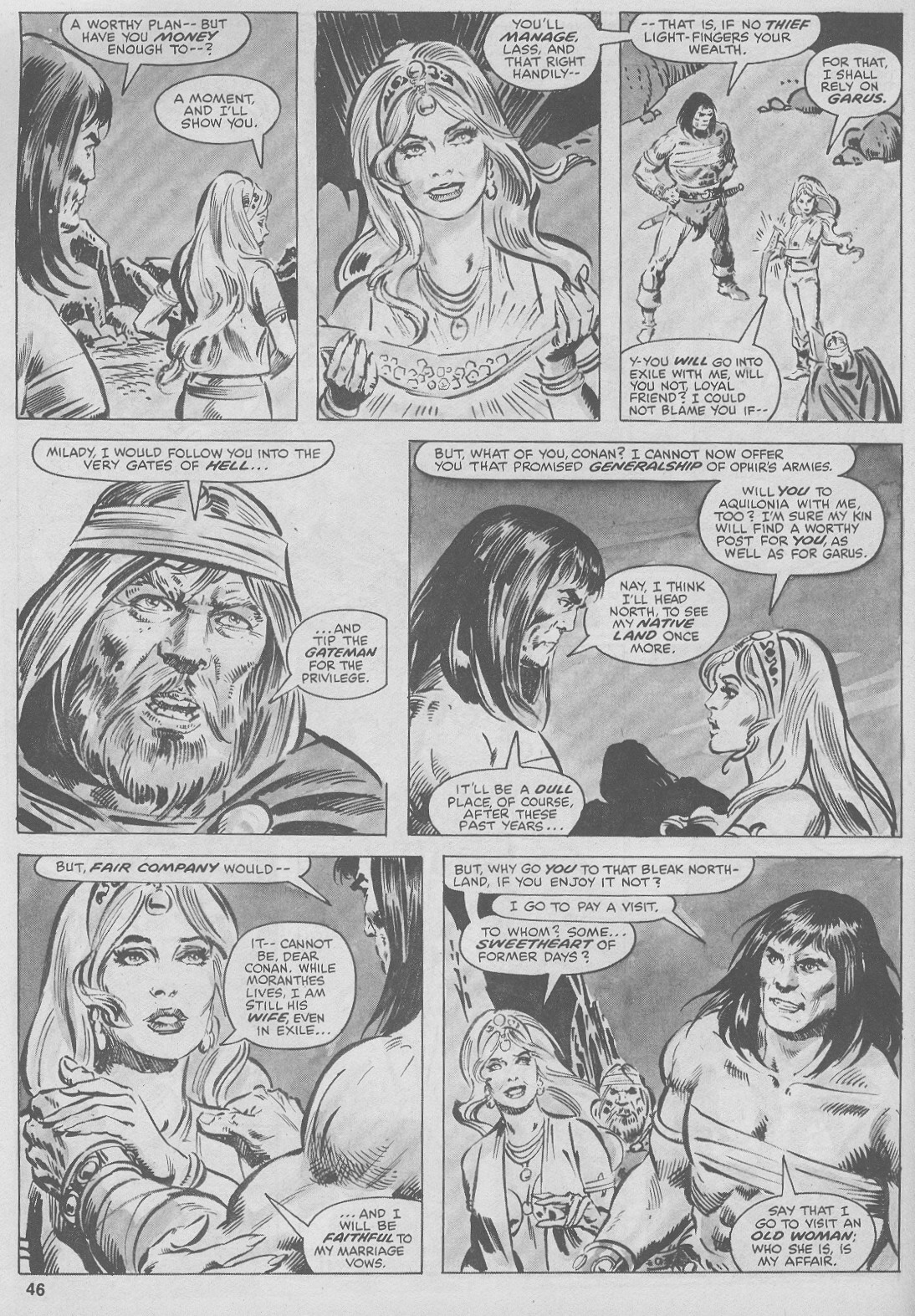 Read online The Savage Sword Of Conan comic -  Issue #44 - 46