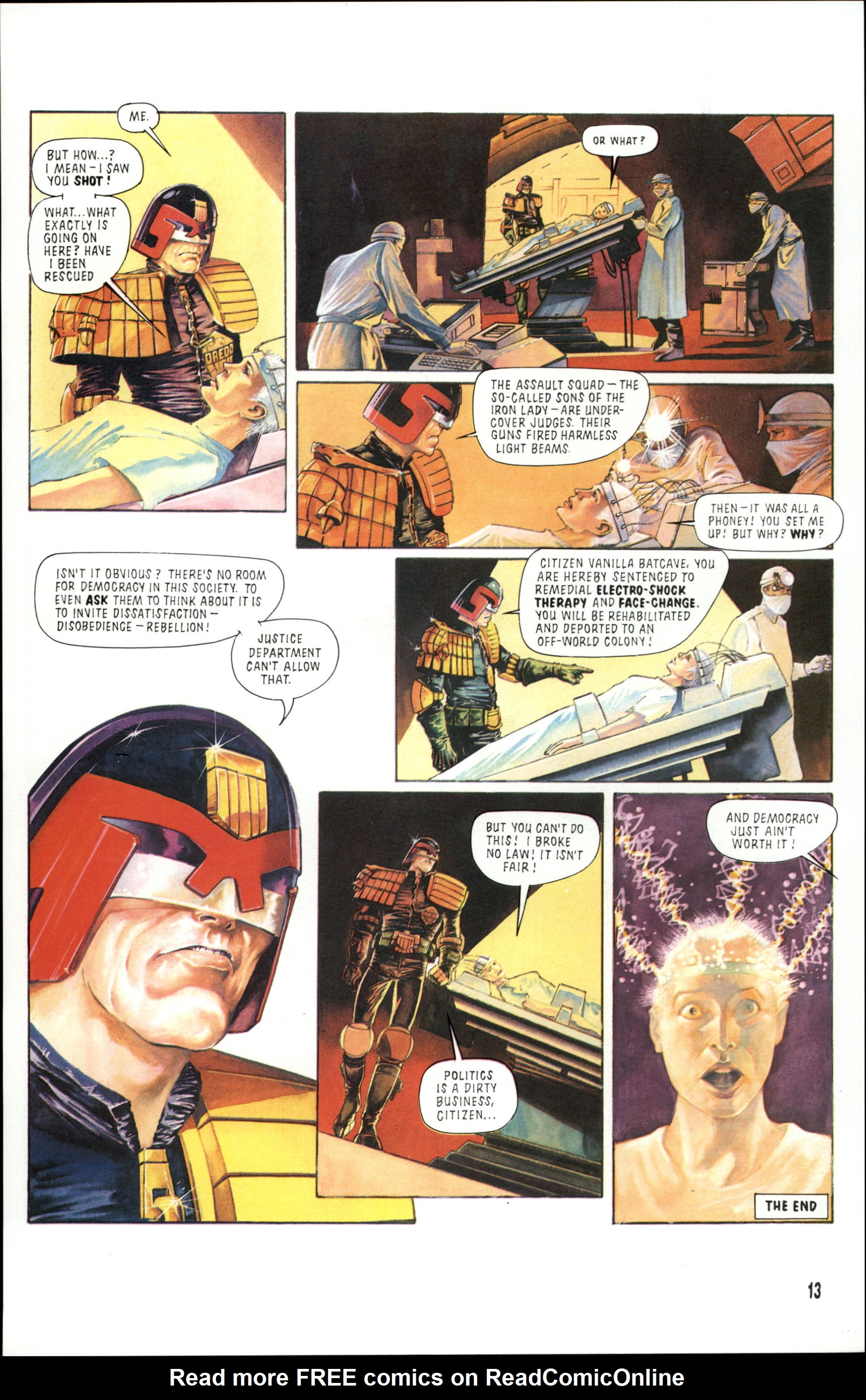Read online Dredd Rules! comic -  Issue #11 - 15