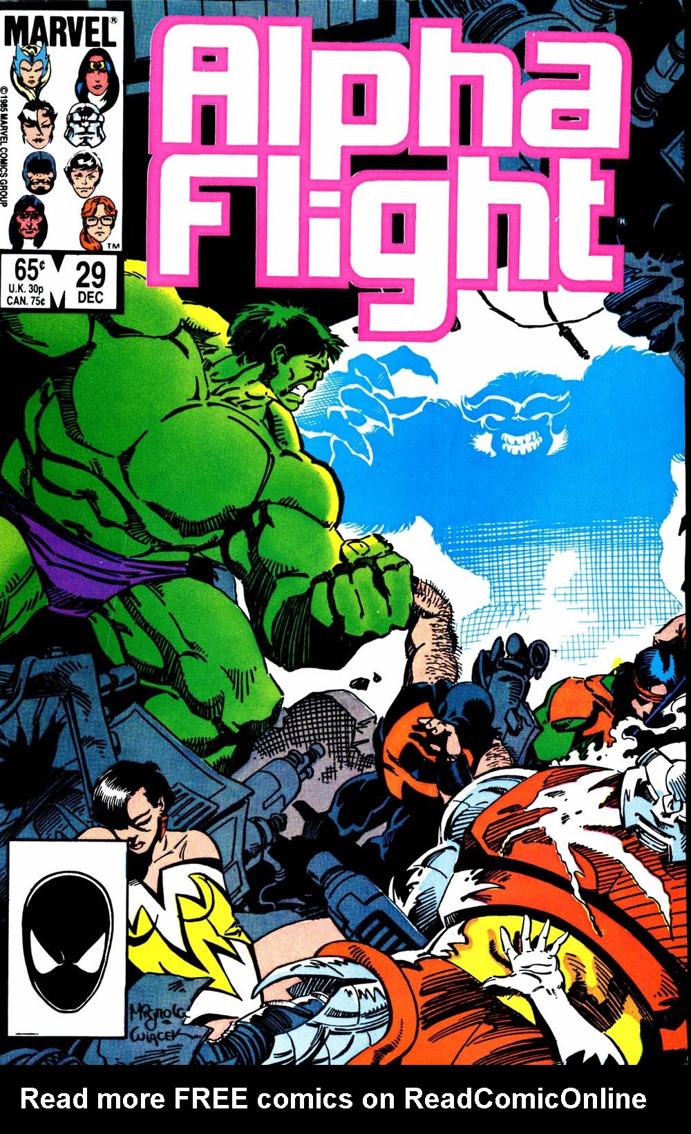 Read online Alpha Flight (1983) comic -  Issue #29 - 1