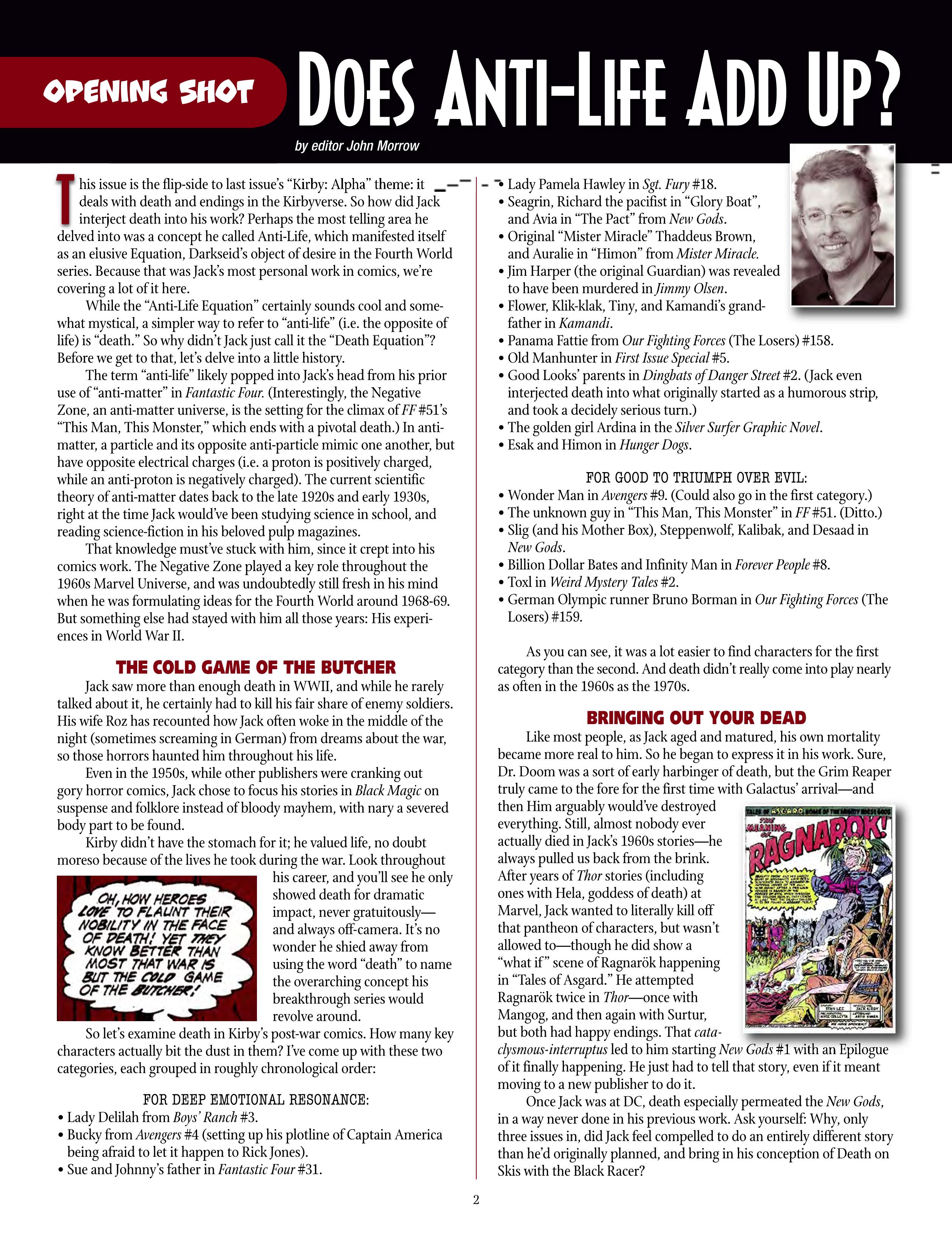 Read online The Jack Kirby Collector comic -  Issue #71 - 4