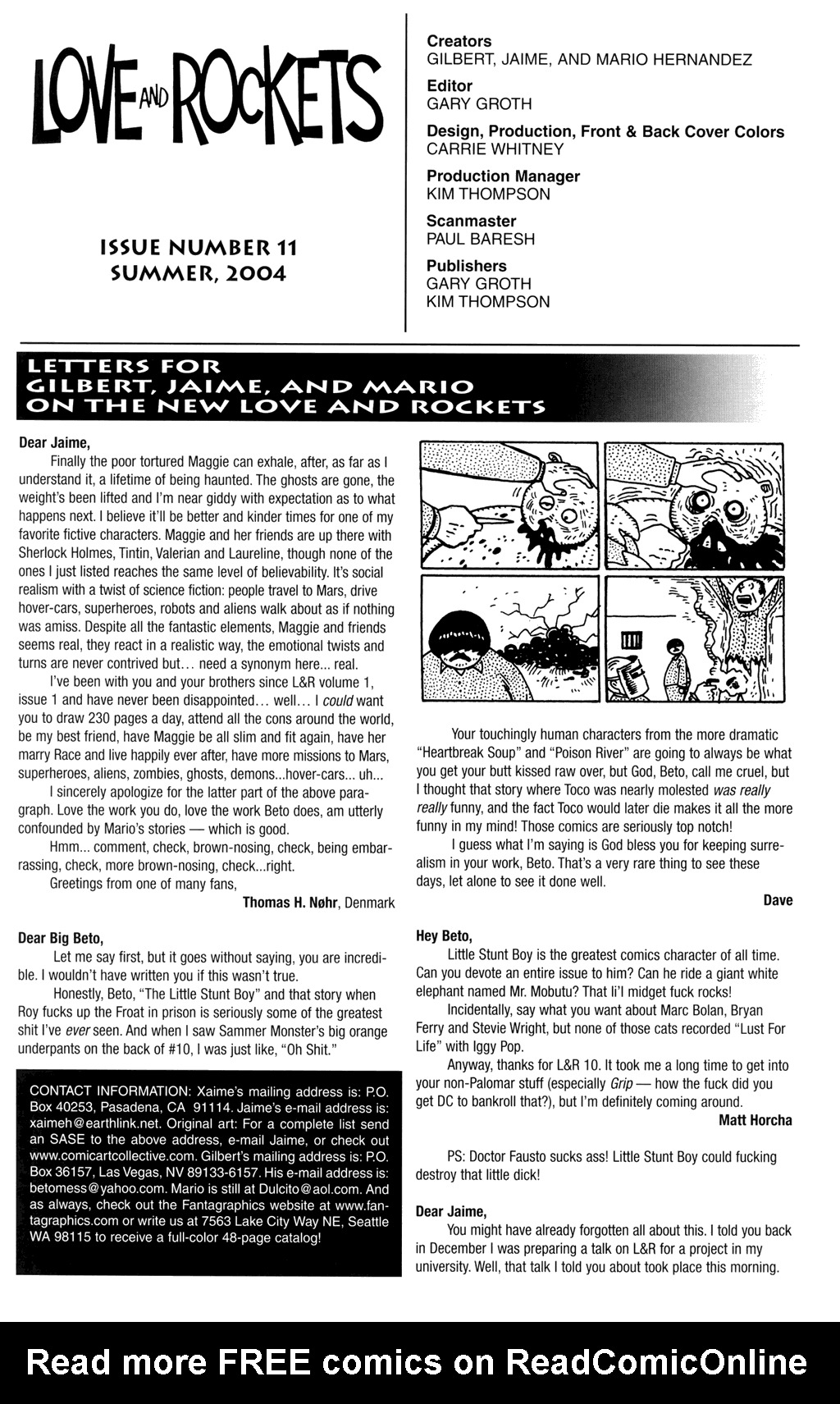 Read online Love and Rockets (2001) comic -  Issue #11 - 33