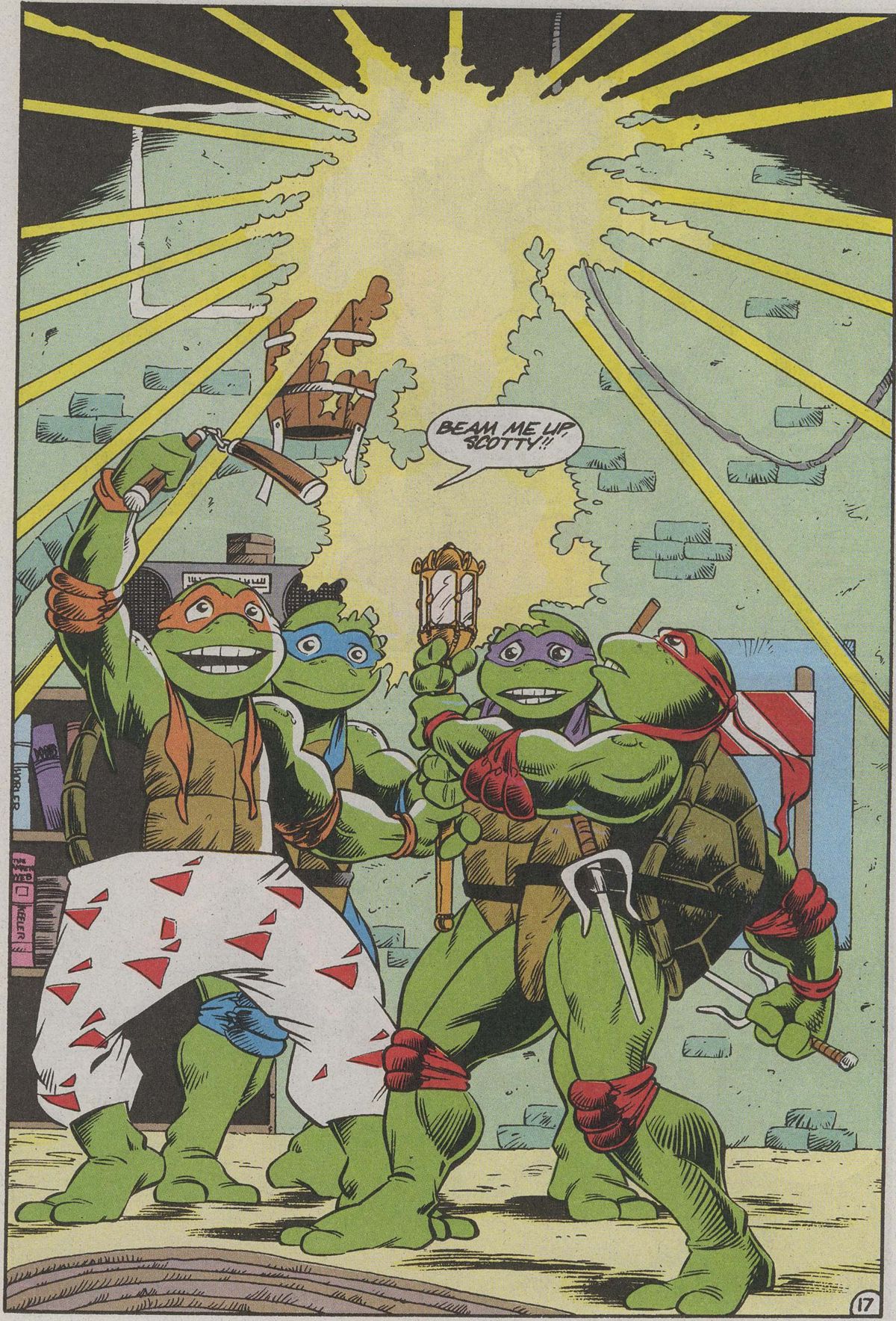 Read online Teenage Mutant Ninja Turtles III The Movie: The Turtles Are Back...In Time! comic -  Issue # Full - 18