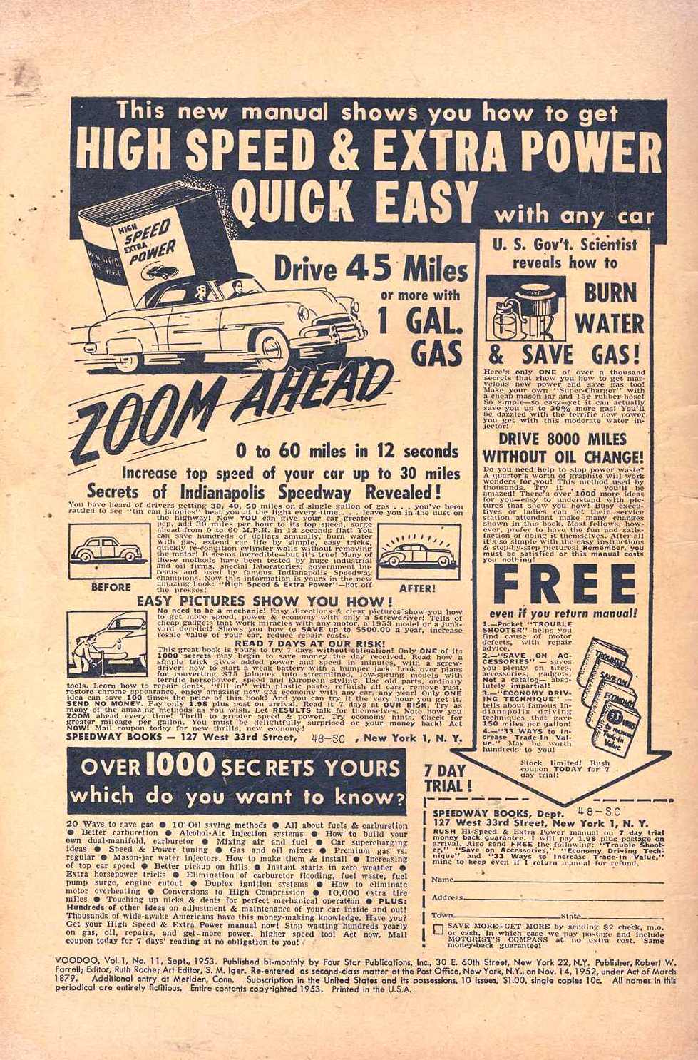 Read online Voodoo (1952) comic -  Issue #11 - 2