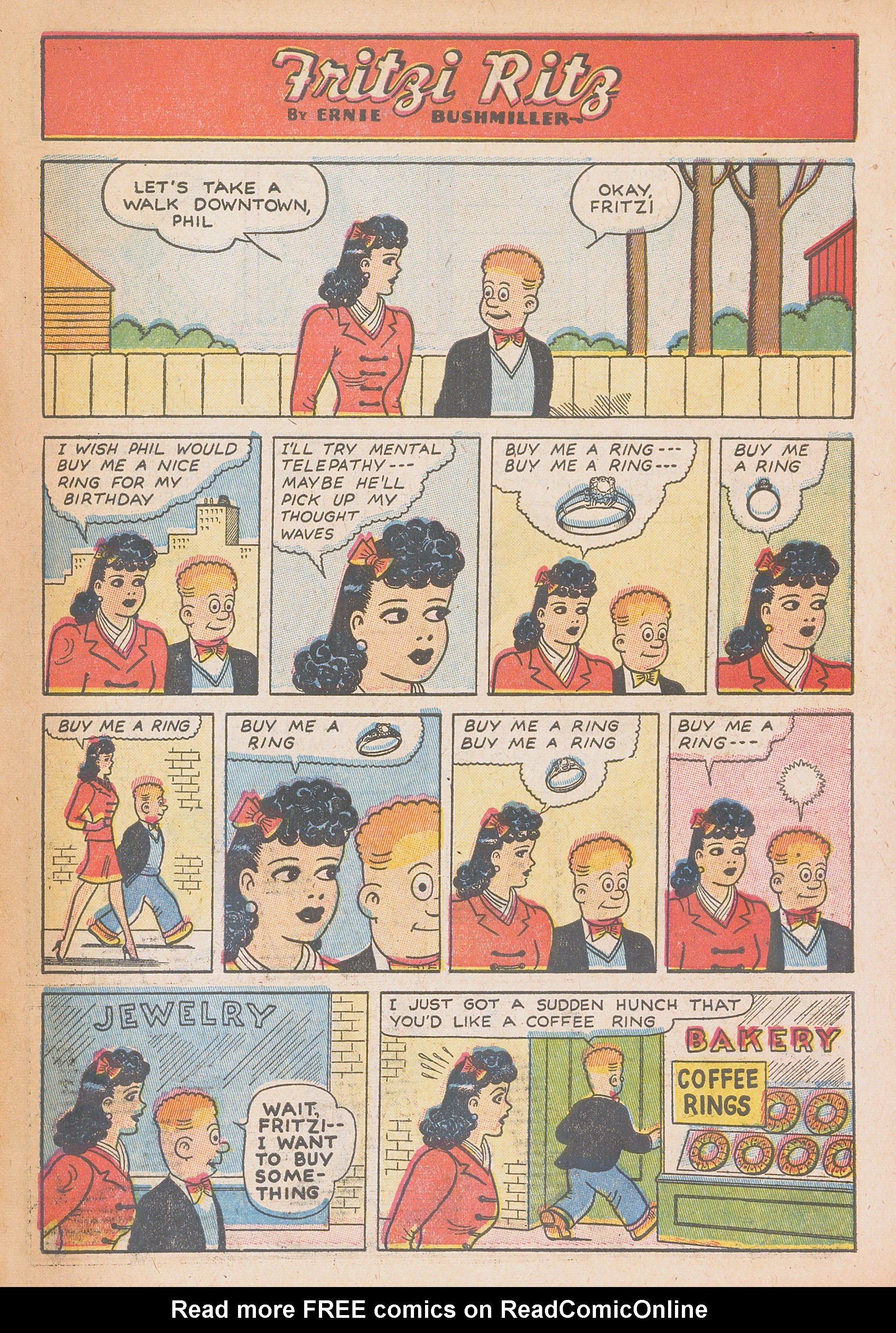 Read online Fritzi Ritz (1953) comic -  Issue #38 - 31