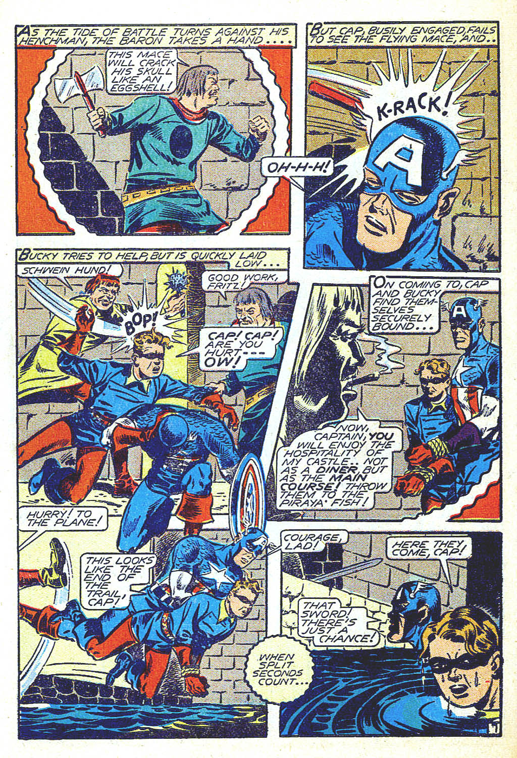 Read online Captain America Comics comic -  Issue #42 - 46