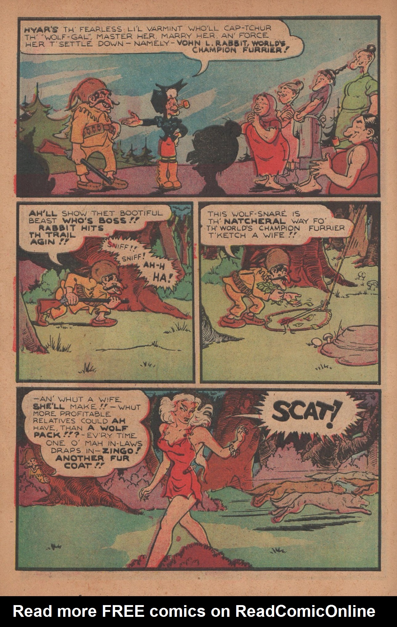 Read online Al Capp's Wolf Gal comic -  Issue #1 - 8
