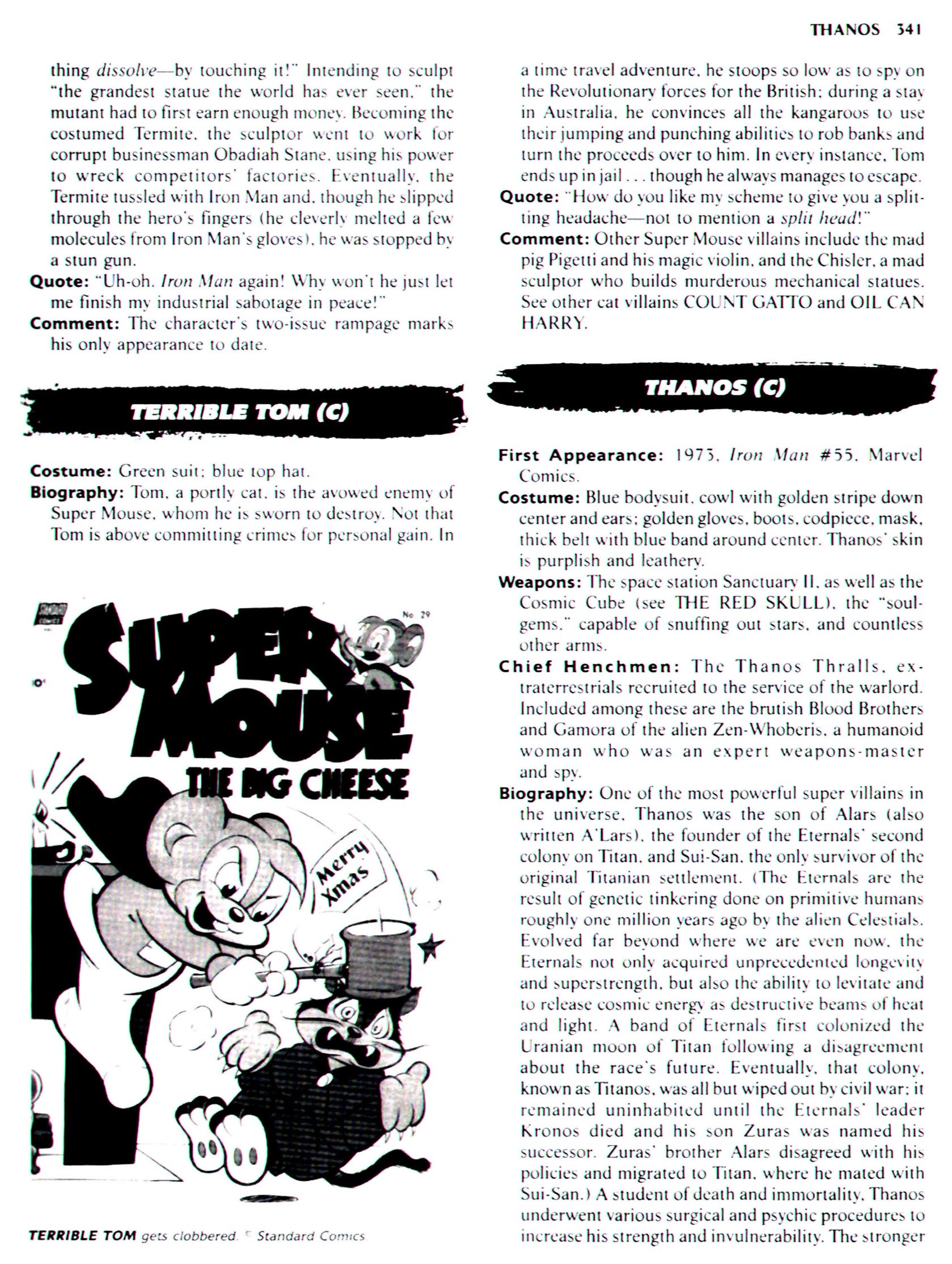 Read online The Encyclopedia of Super Villains comic -  Issue # TPB (Part 2) - 132