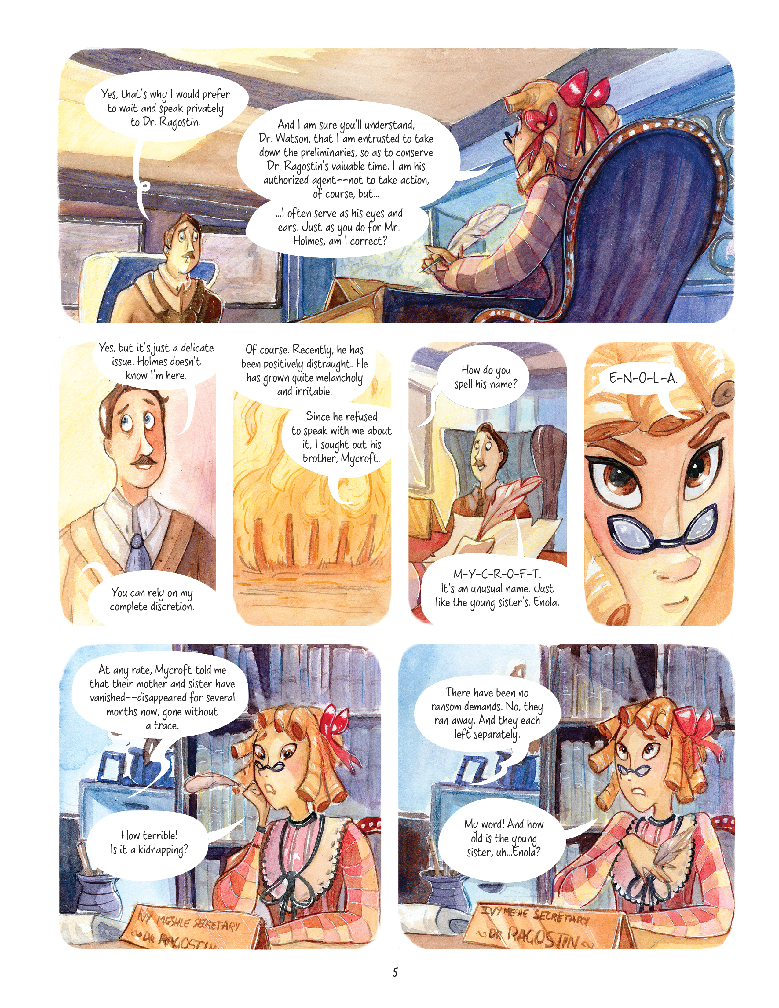 Read online An Enola Holmes Mystery comic -  Issue #2 - 7