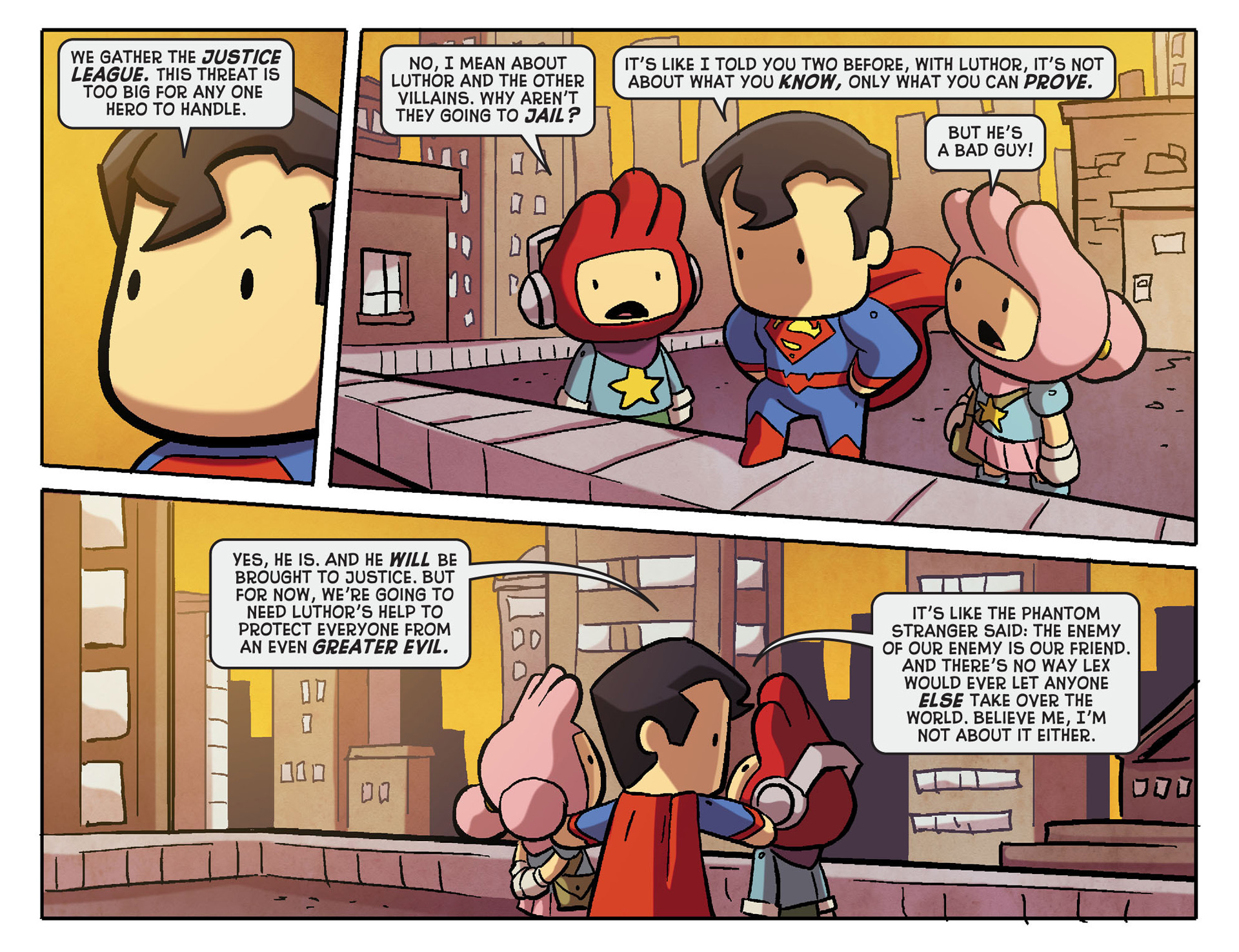 Read online Scribblenauts Unmasked: A Crisis of Imagination comic -  Issue #4 - 21