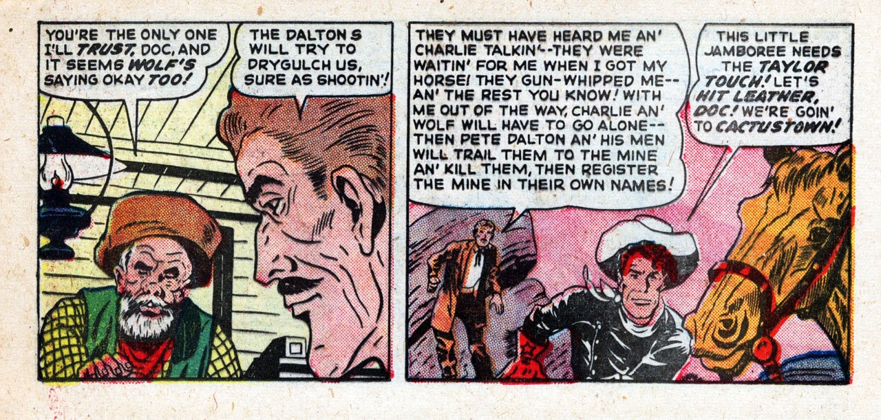 Read online Tex Taylor in "Draw or Die, Cowpoke!" comic -  Issue # Full - 10