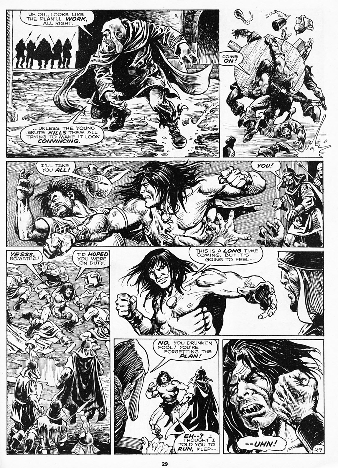 Read online The Savage Sword Of Conan comic -  Issue #180 - 31