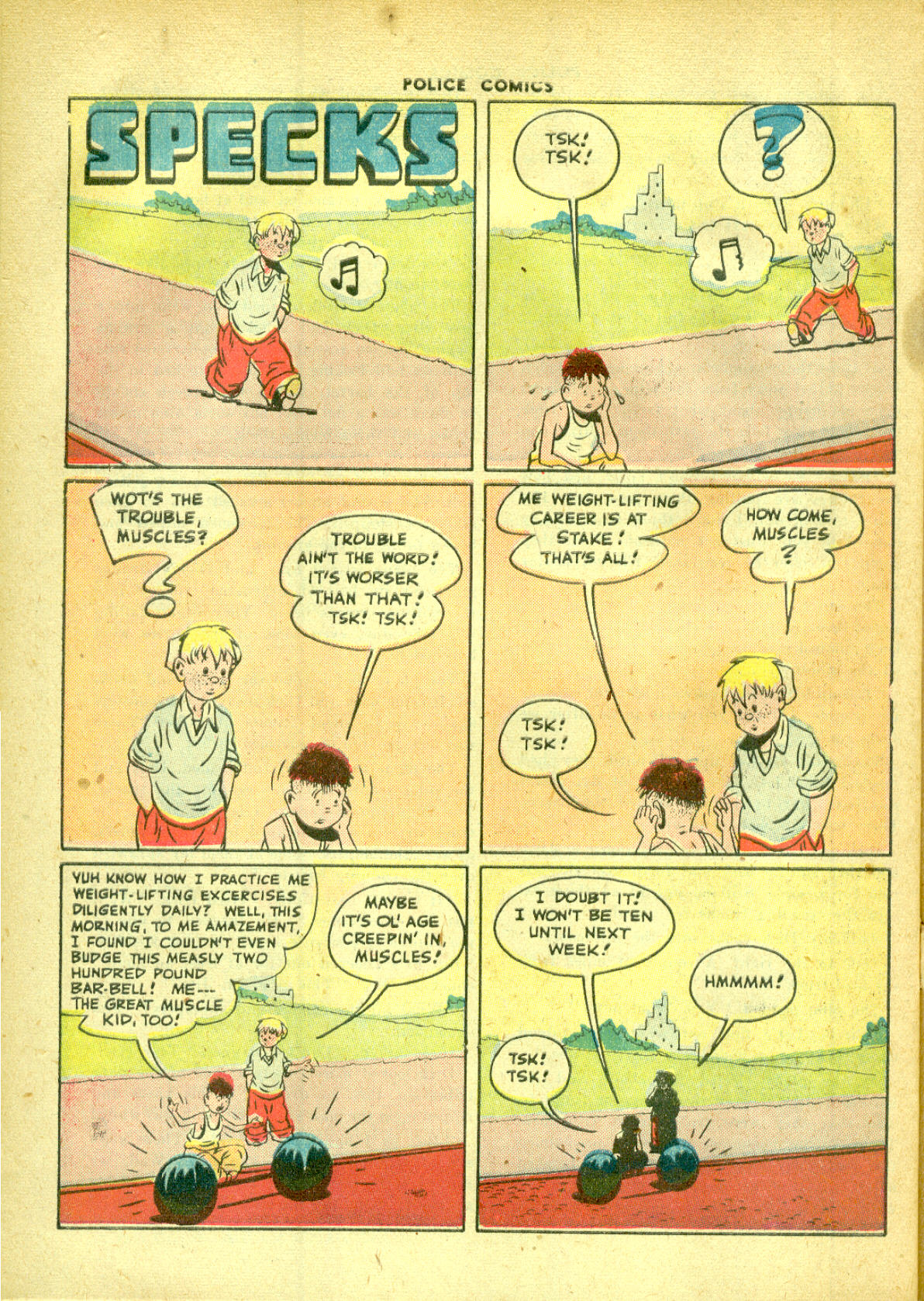 Read online Police Comics comic -  Issue #68 - 42